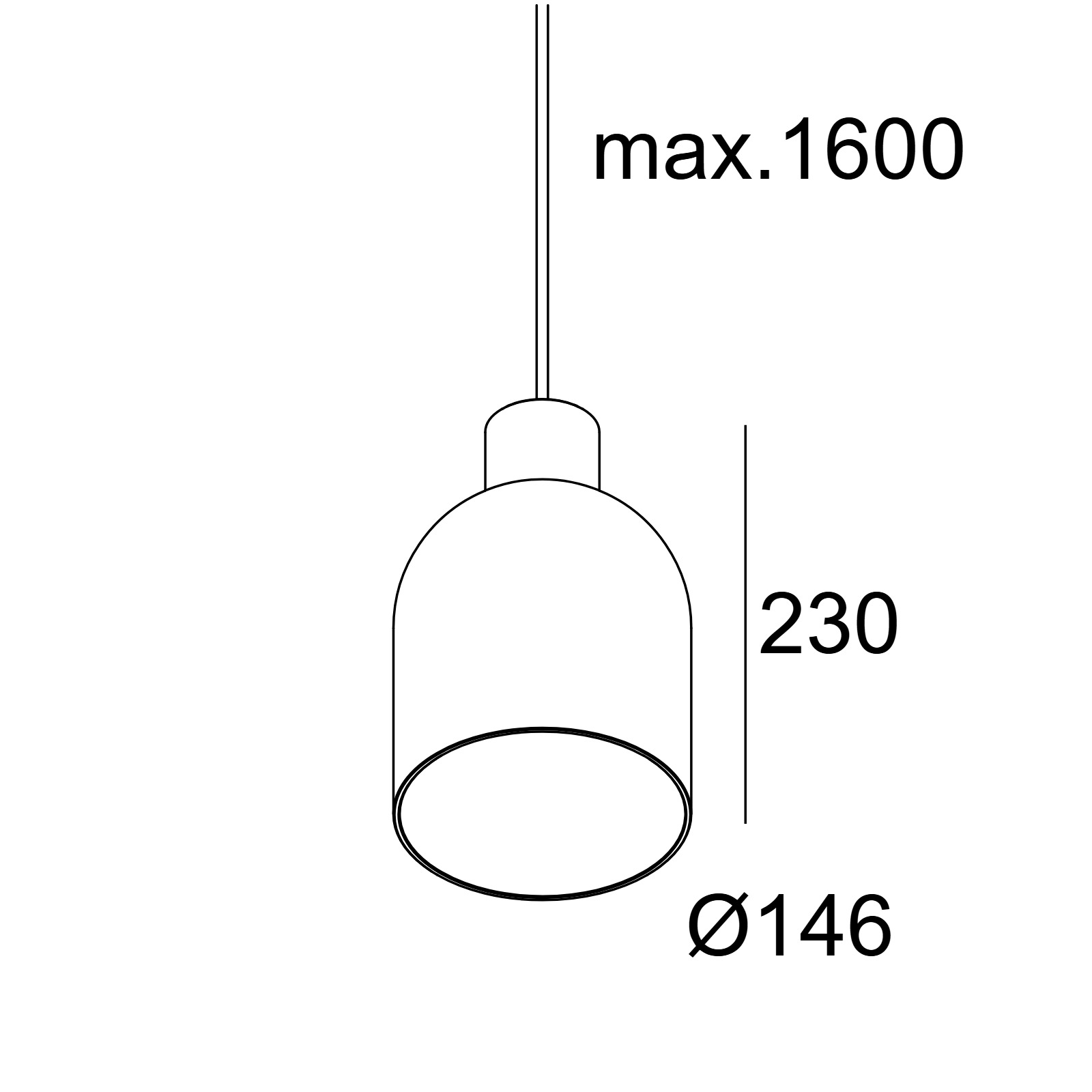 MANTELLO GLASS L1523 E27 AMBER Delta Light ICP 2