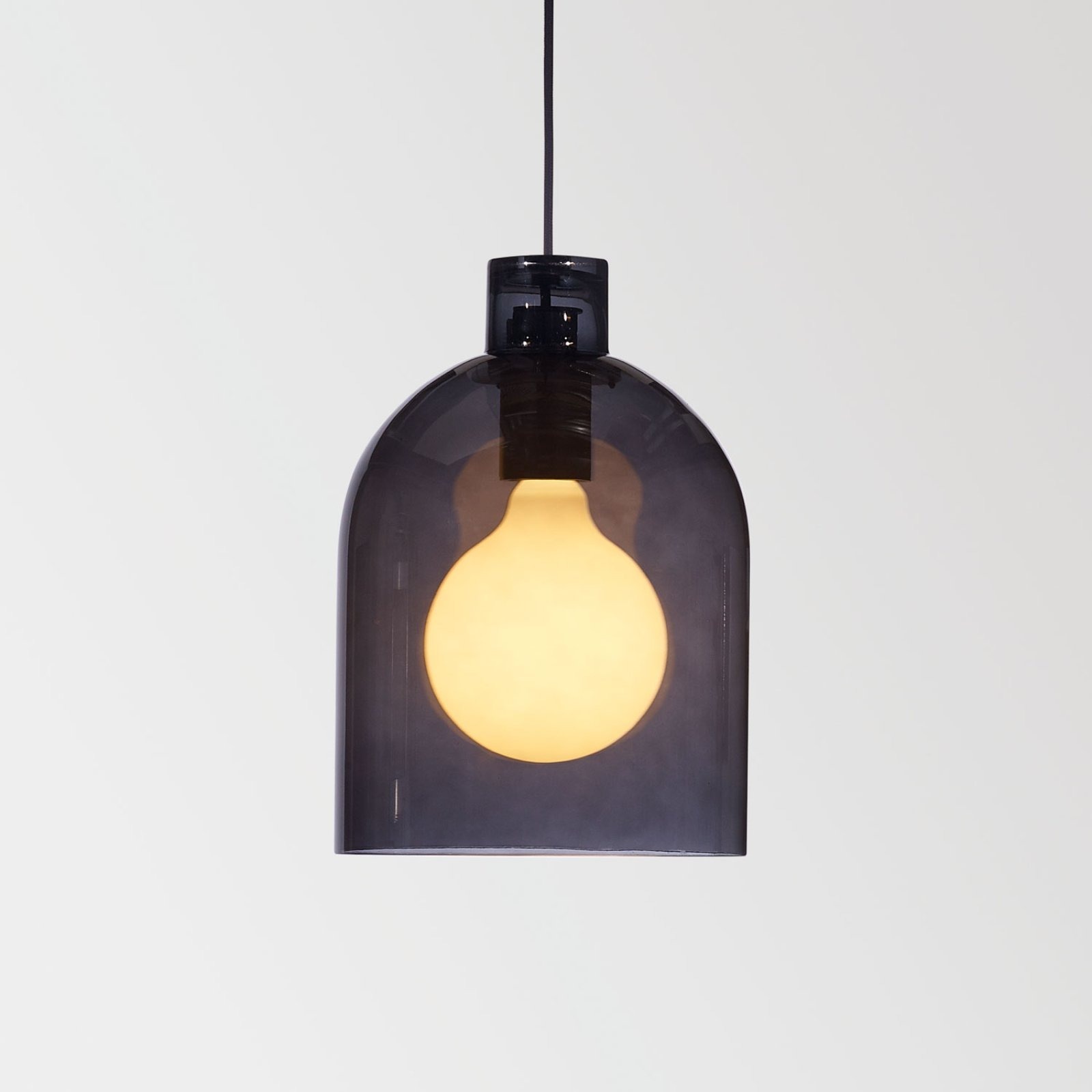MANTELLO GLASS L2231 E27 SMOKE Delta Light ICP