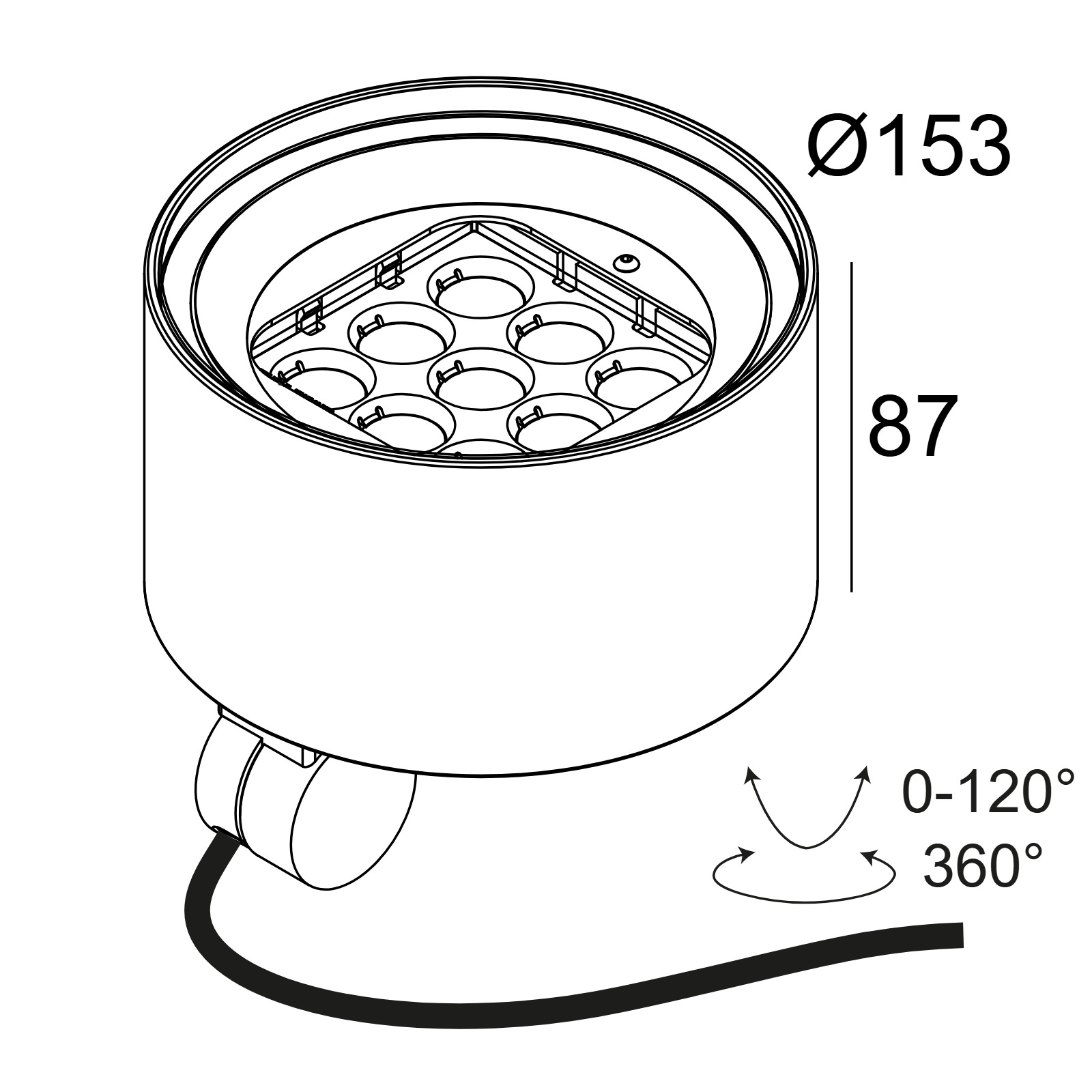 FRAX MB 930 WALLWASH Delta Light накладной светильник 2