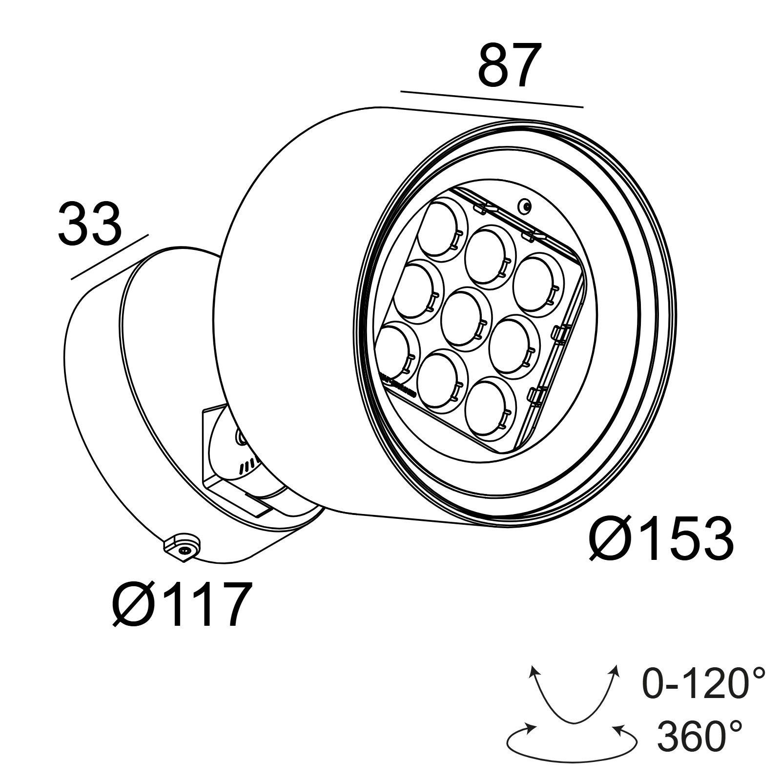 FRAX M 930 WALLWASH Delta Light накладной светильник 2