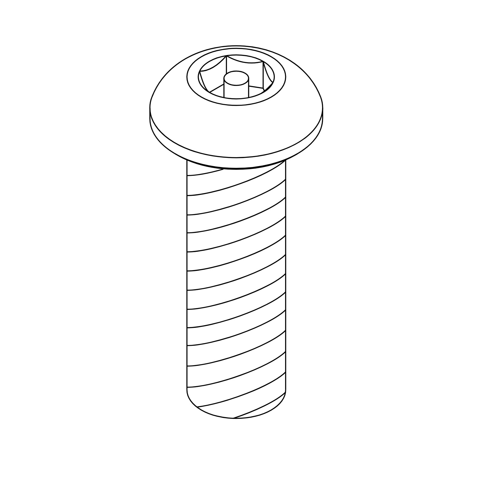 FRAX ANTI VANDAL SCREWS 5 PCS Delta Light LA 2