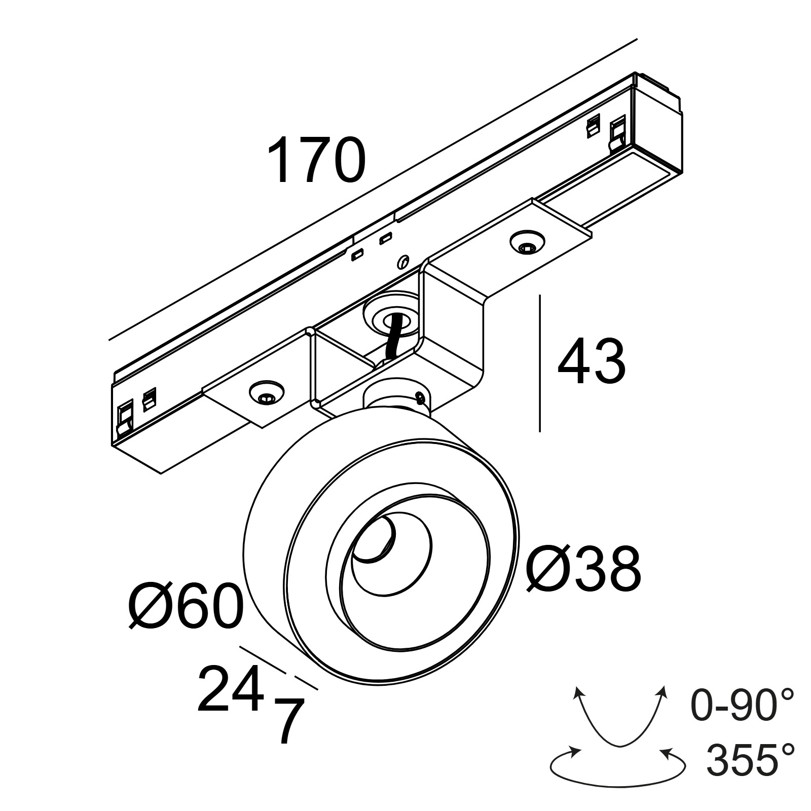 Светодиодный модуль SPLITLINE M20/SHIFTLINE M26H - ODRON Delta Light M20/M26H - ODRON 1 92728/41 DIM5 B 2