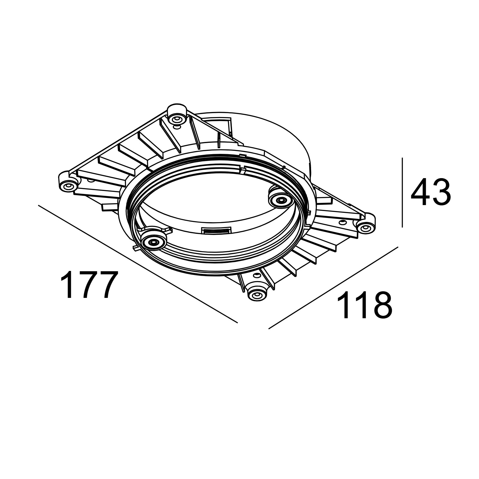 MOUNTING KIT NIME O.F.A. Delta Light ICR