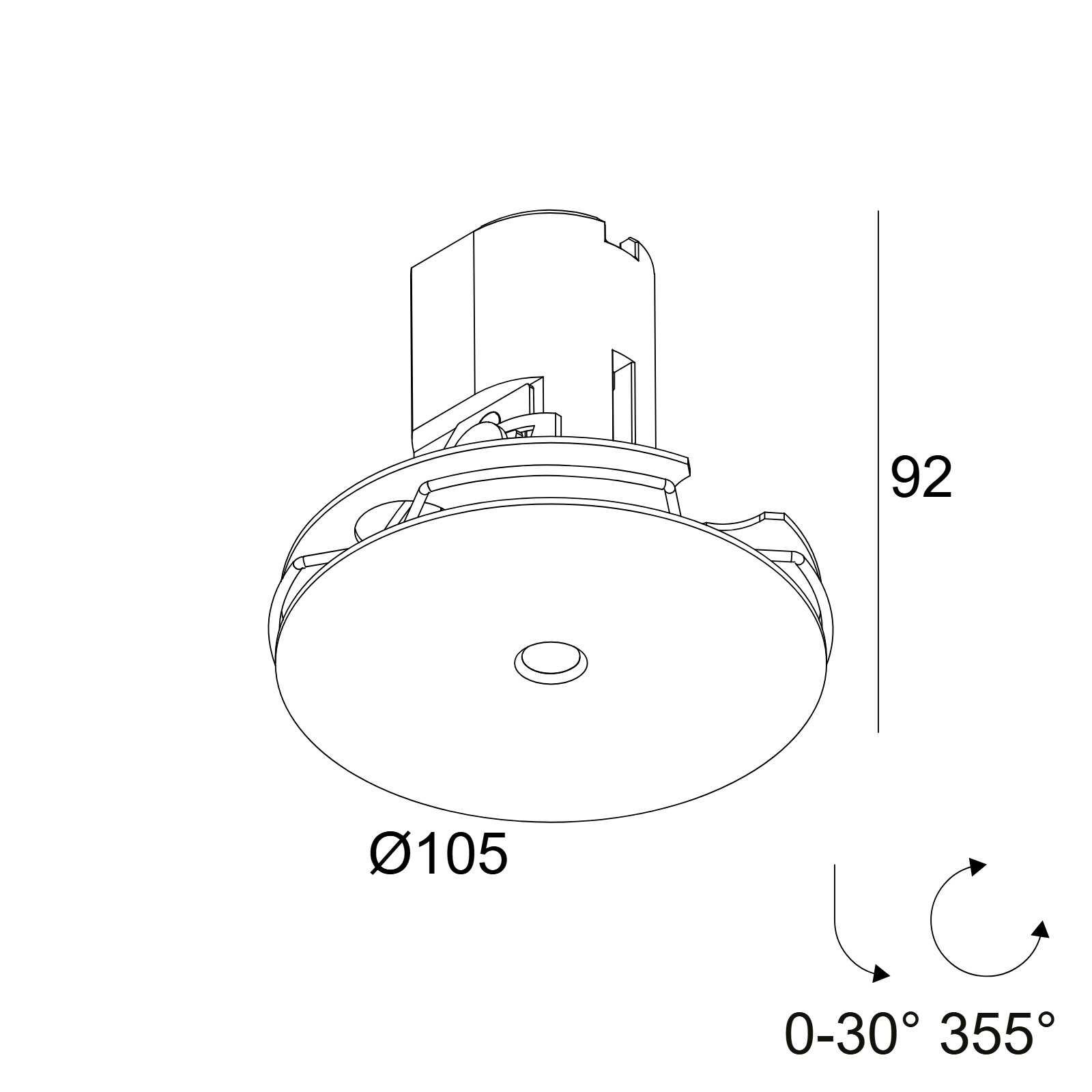 NIME II TRIMLESS OK 92735 PRIM грунтовка Delta Light Встраиваемый в потолок светильник 2
