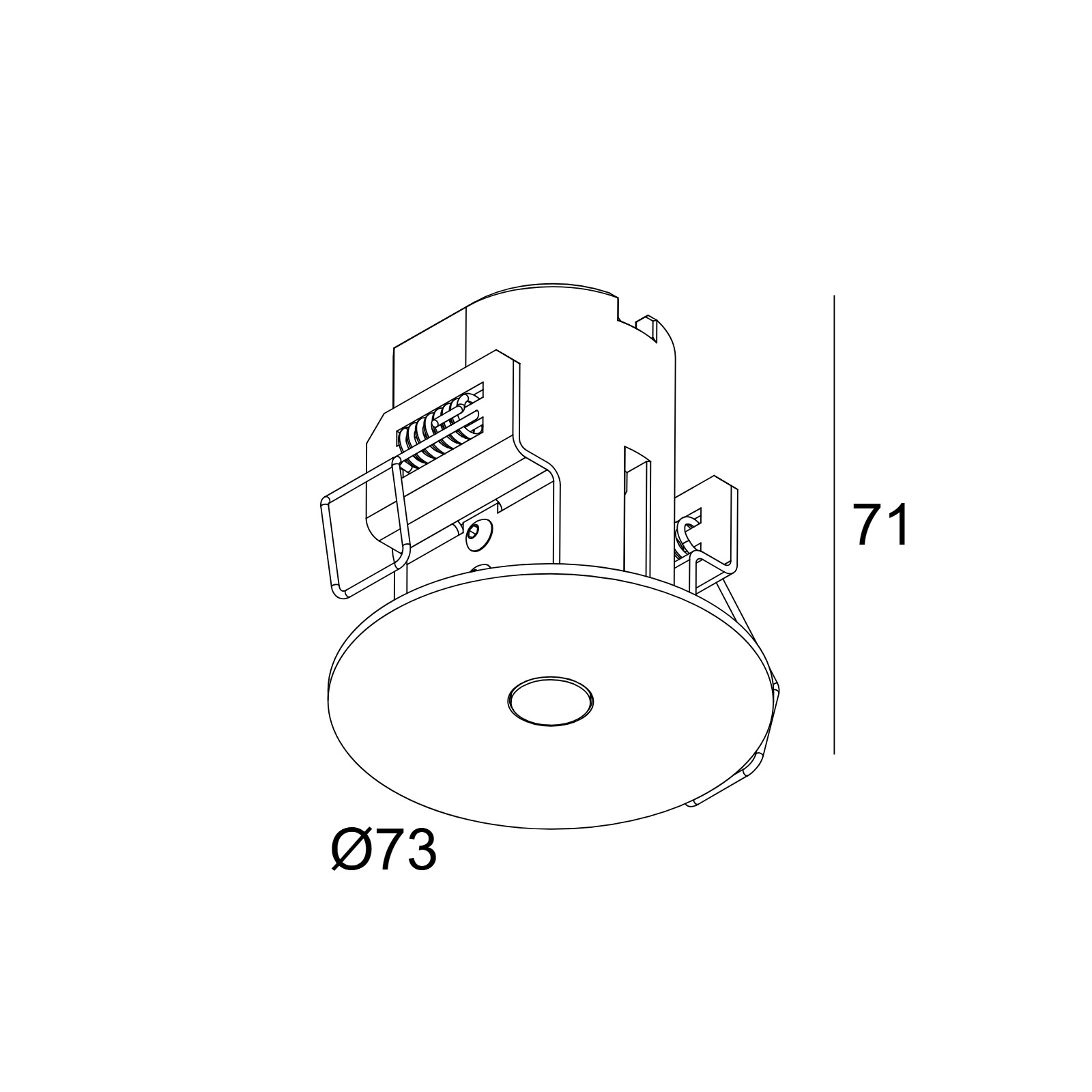 Встраиваемый потолочный светильник NIME II WALLWASH Delta Light 26416 XXX0 2