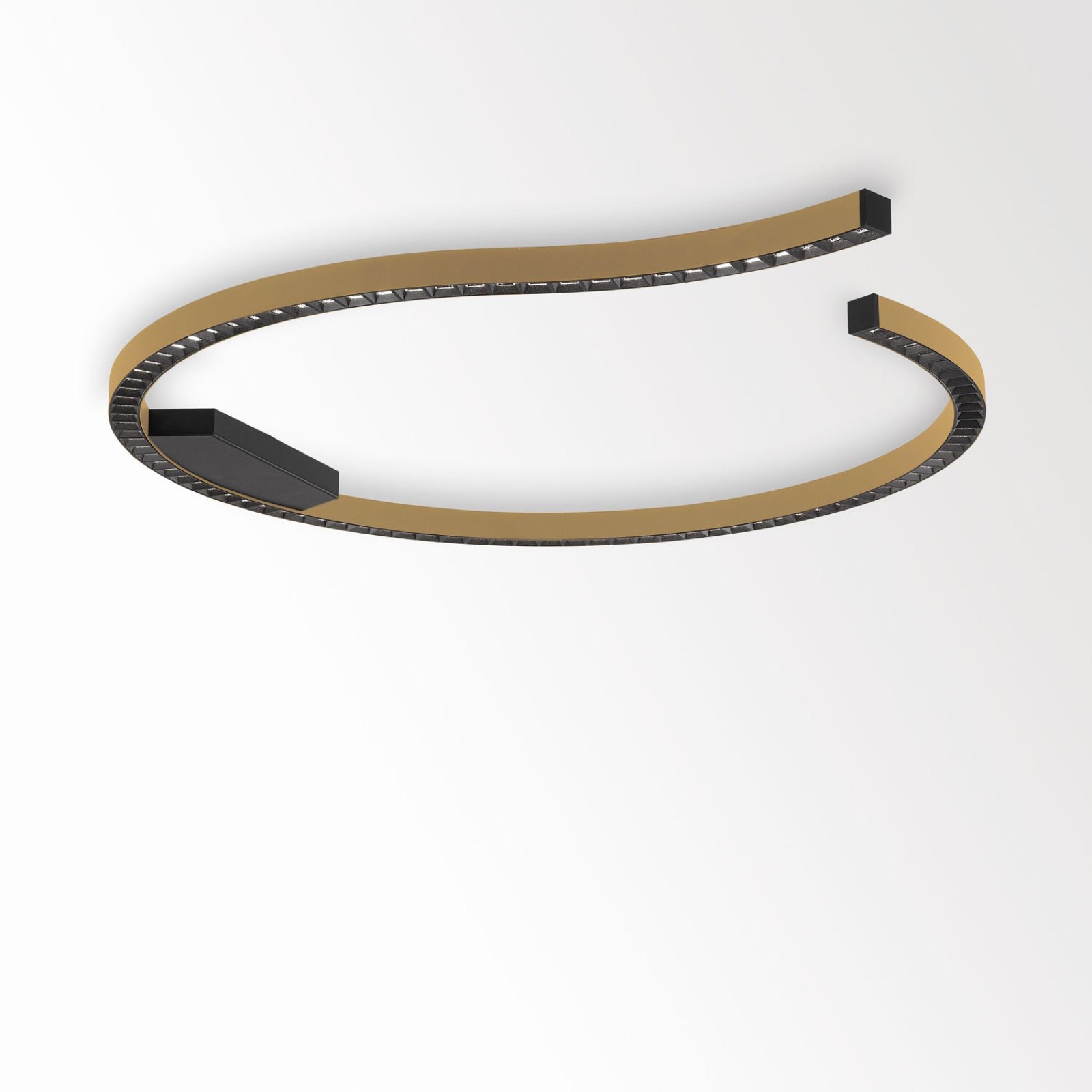 INFORM R2+ DOWN 92748 DIM5 FG-B фламандское золото Delta Light накладной потолочный светильник