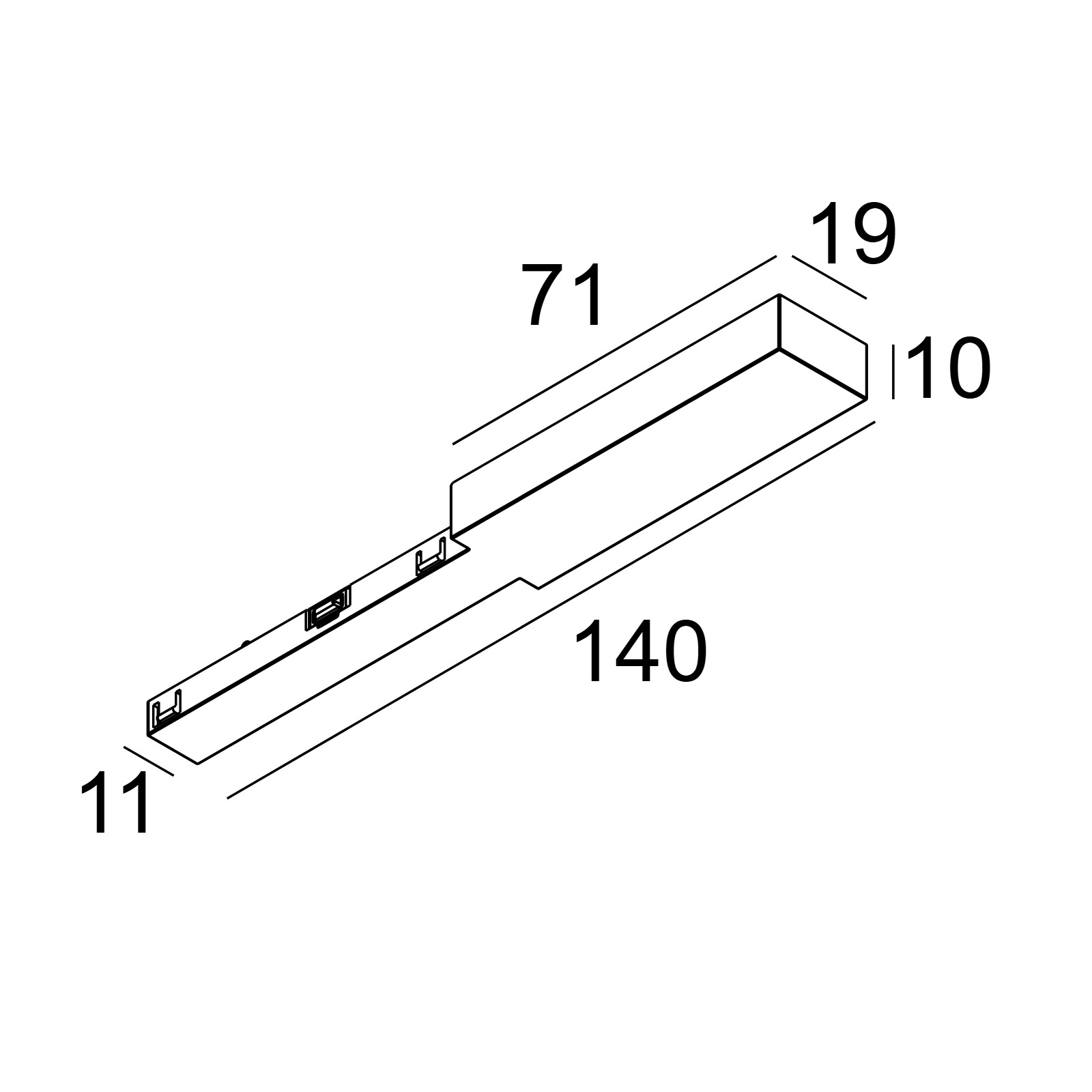 SL19 - SUPPLY 48V B черный Delta Light ILP
