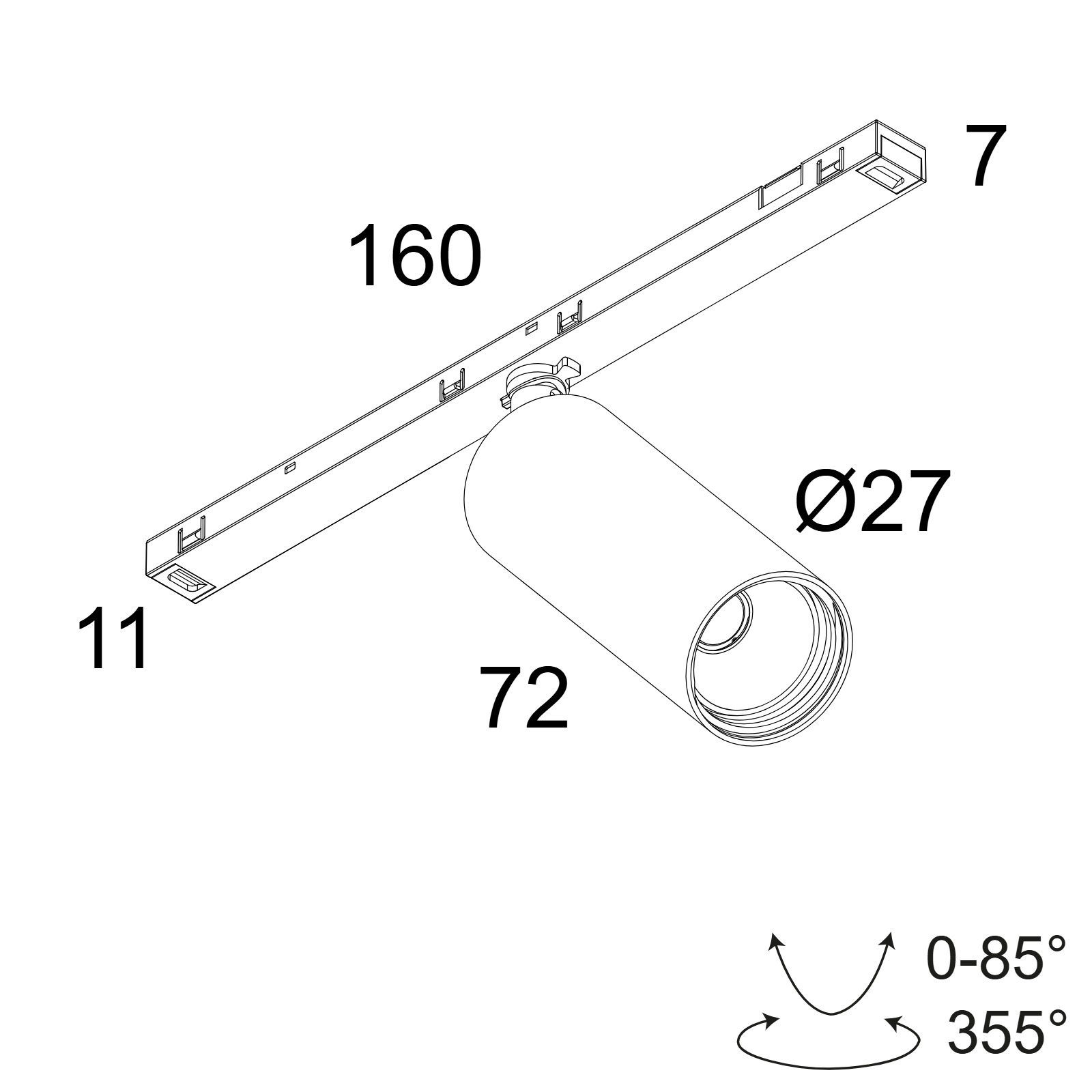 SL19 - SPY 27 92730 DIM5 FG фламандское золото Delta Light трековый светильник 2