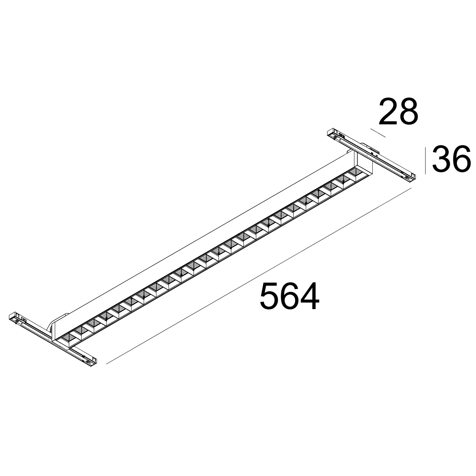 Светодиодный линейный модуль SOLISCAPE - FORM Delta Light 27136 XXX0 2