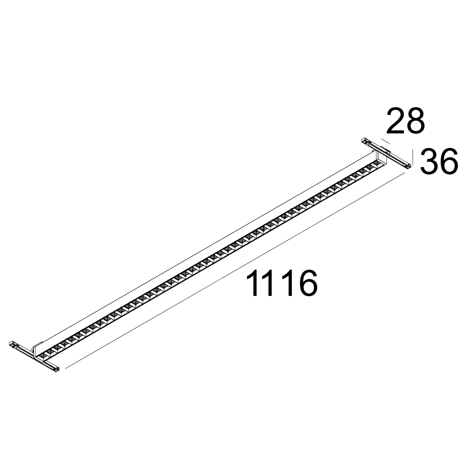 Светодиодный линейный модуль SOLISCAPE - FORM Delta Light 27148 XXXQ 2