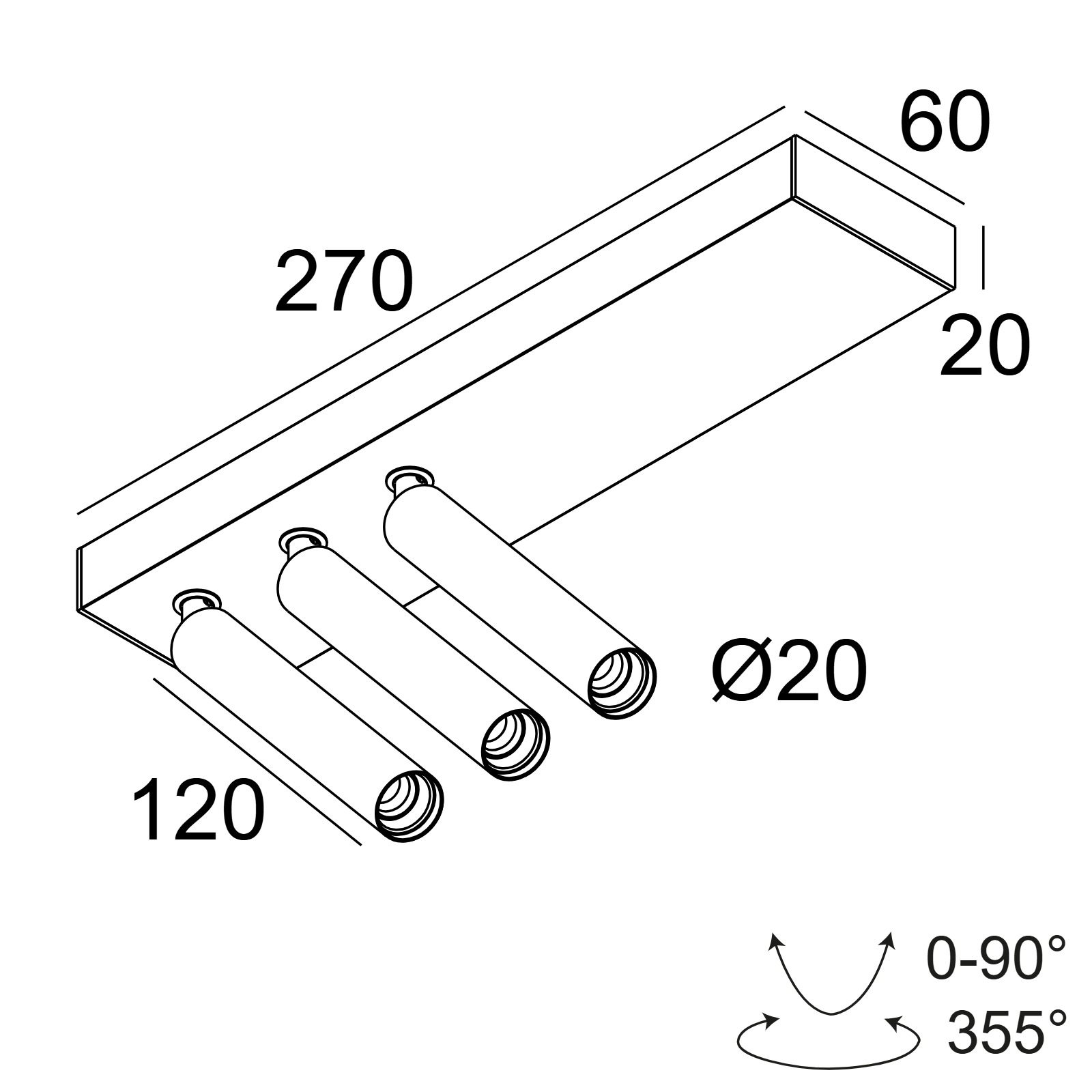 Current supply Delta Light SPM - CONNECTOR 48V - 0-180° 2