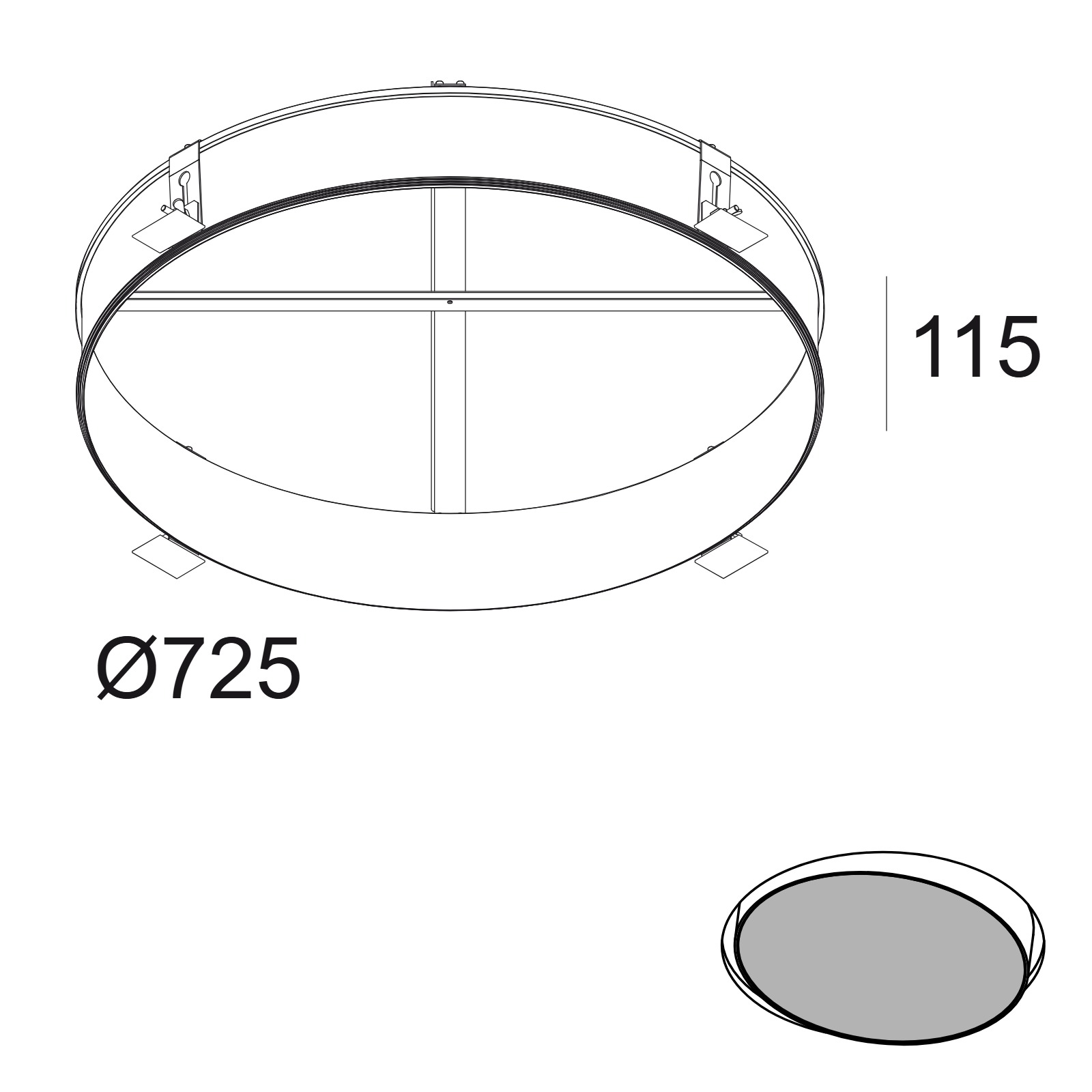 SUPERNOVA 65 RECESSED KIT Delta Light ICR