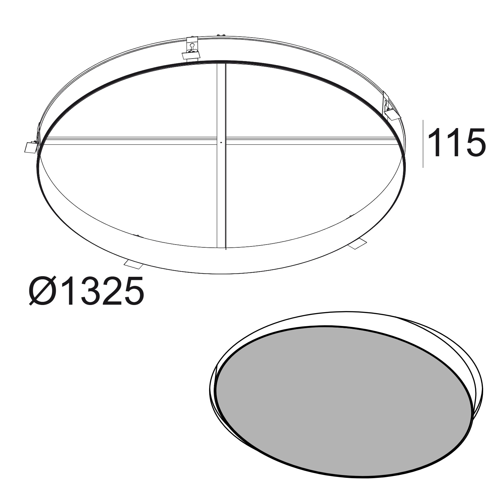 SUPERNOVA 125 RECESSED KIT Delta Light ICR