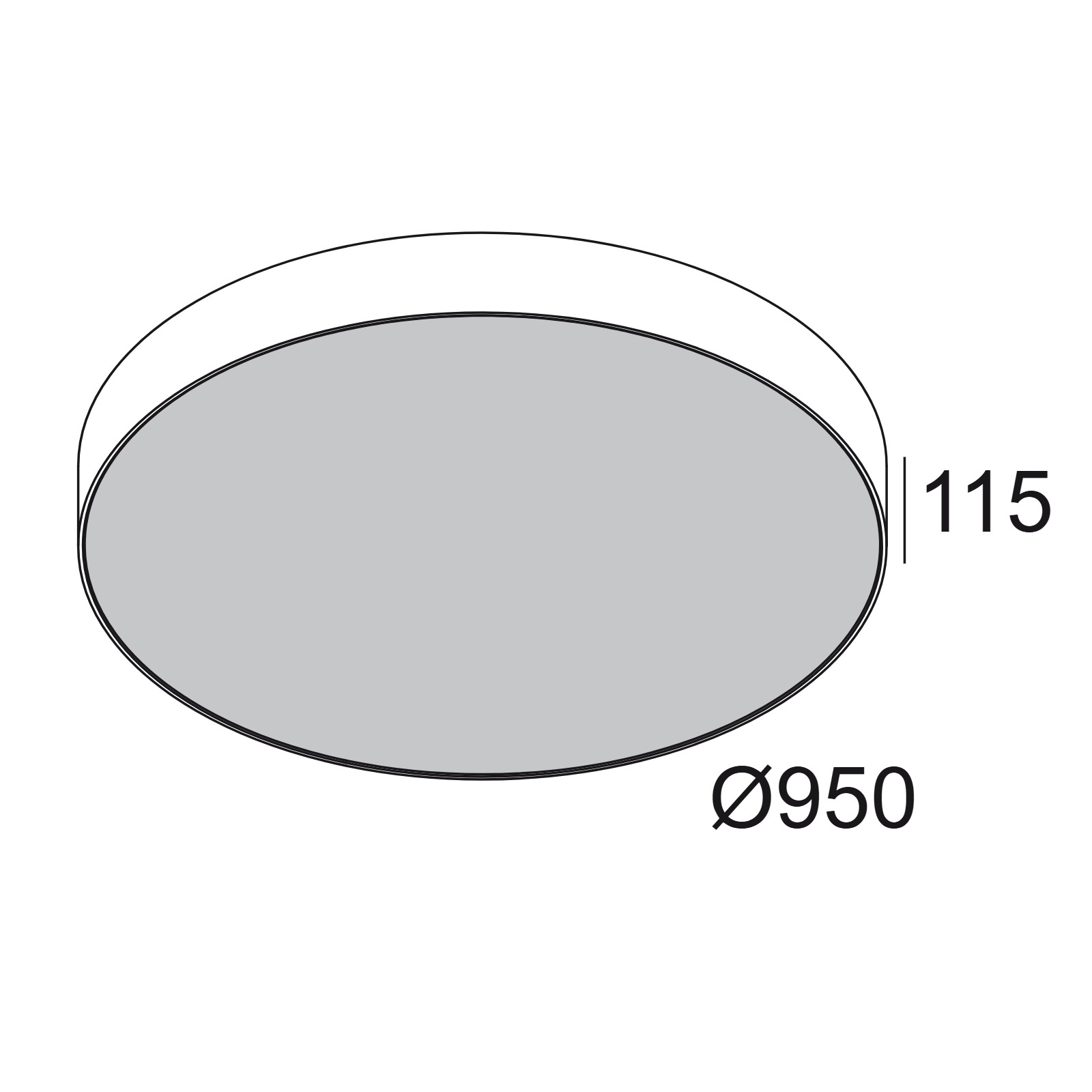 SUPERNOVA LINE 95 930 DIM1 W белый Delta Light накладной потолочный светильник 2