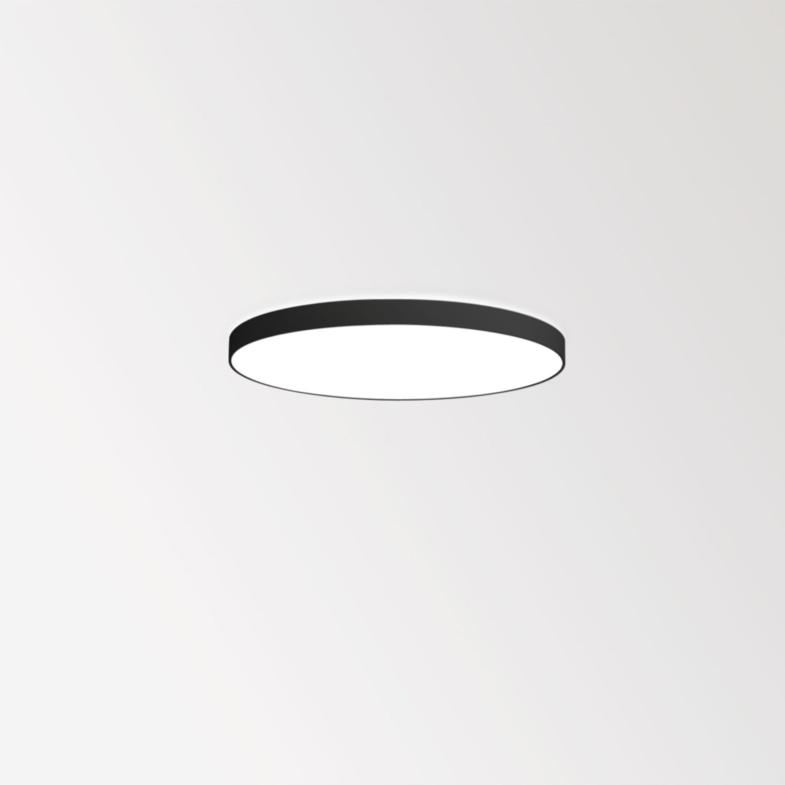 SUPERNOVA FLAT 65 PRISMATIC SMOOTH UP 930 B черный Delta Light накладной потолочный светильник