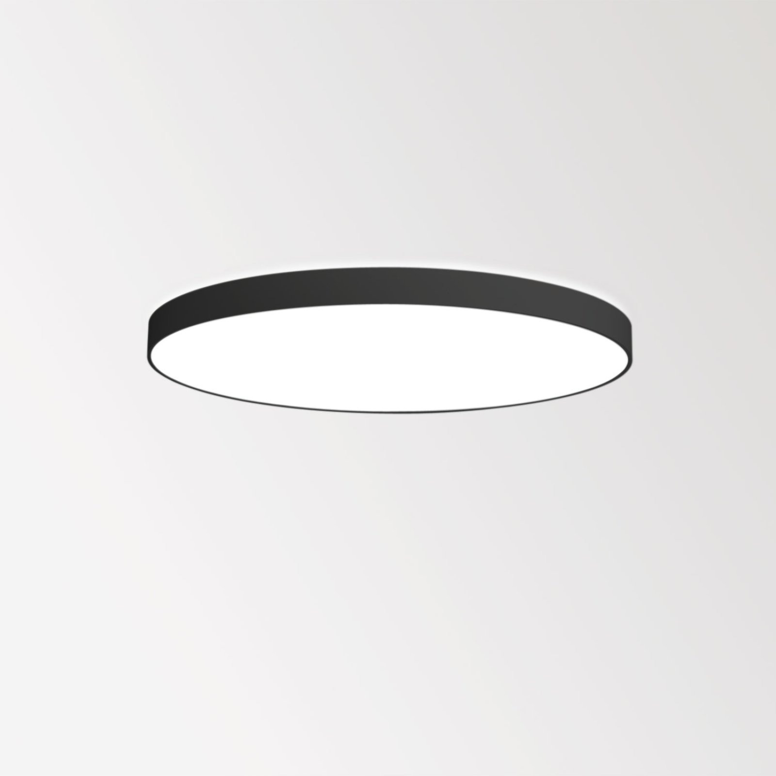 SUPERNOVA FLAT 95 PRISMATIC SMOOTH UP 930 B черный Delta Light накладной потолочный светильник
