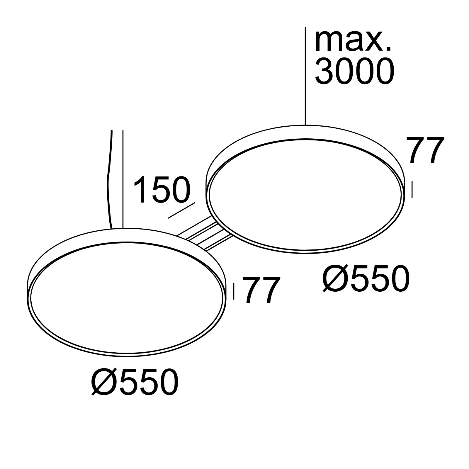 MULTINOVA 255 930 DIM4 B черный Delta Light подвесной светильник 2
