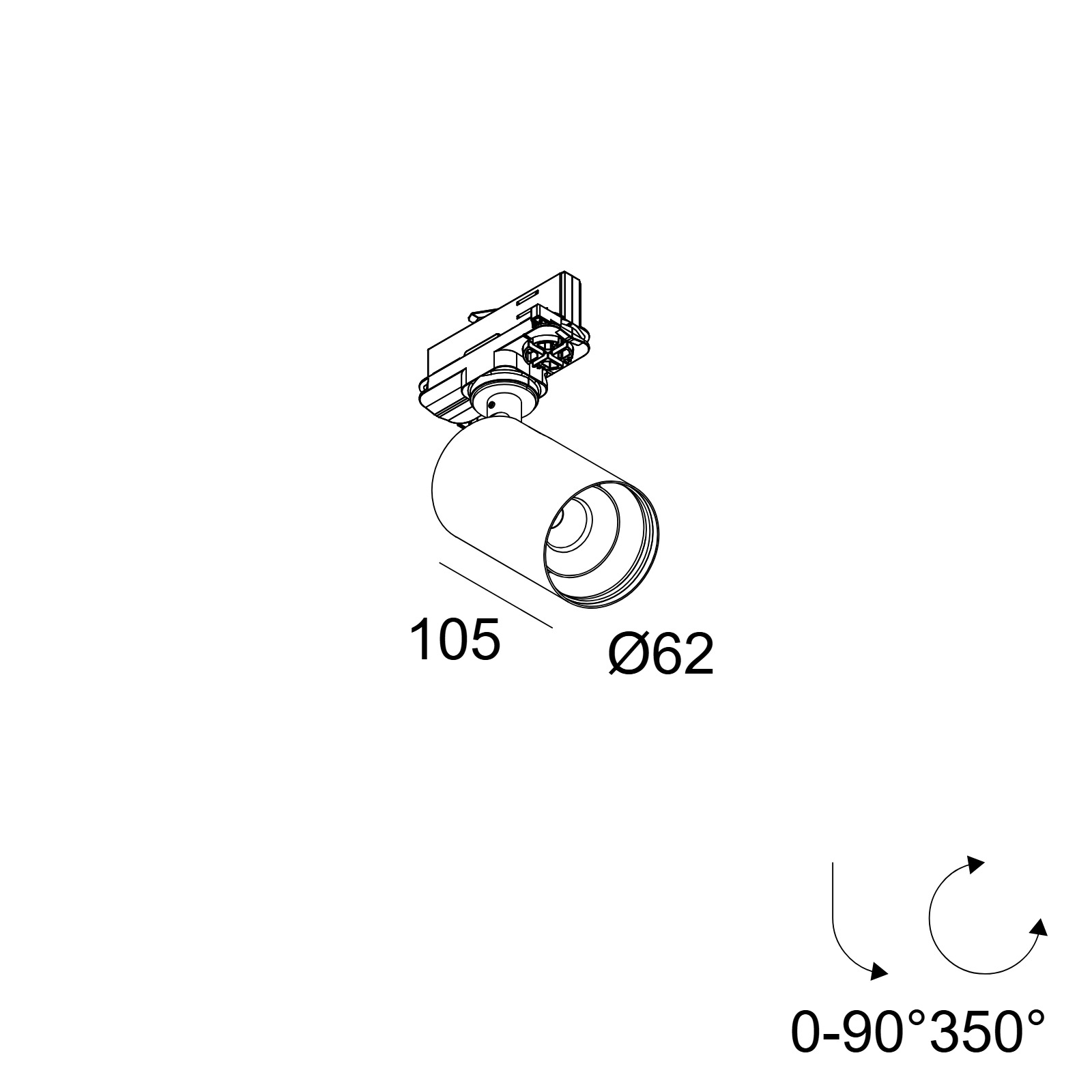 SPYCO AC 92733 ADM DIM8 B черный Delta Light ITD 2