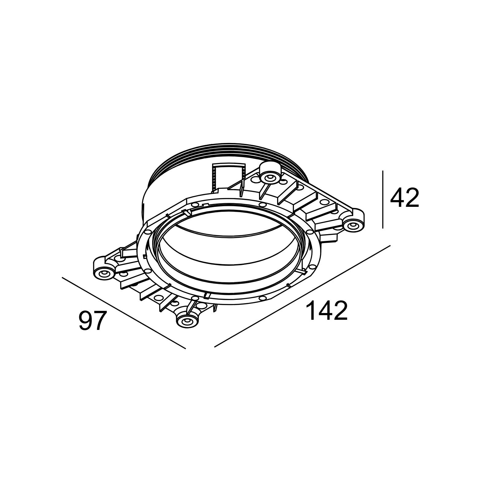 Монтаж kits MOUNTING KIT Delta Light MOUNTING KIT ENTERO RD-S O.F.A.