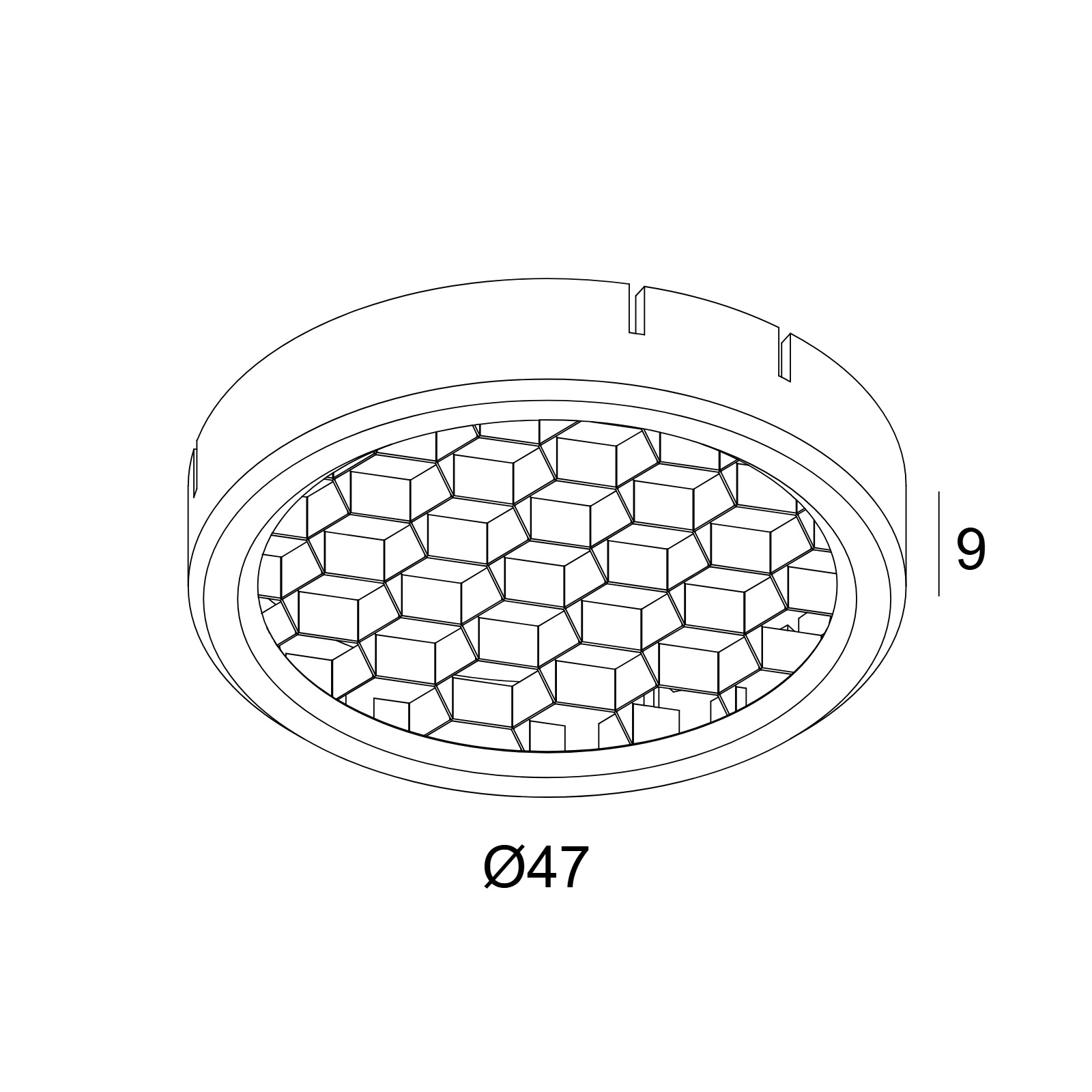 Light altering devices ACCESSOIRE/OPTION Delta Light ENTERO S HONEYCOMB DOUBLE USE B 2