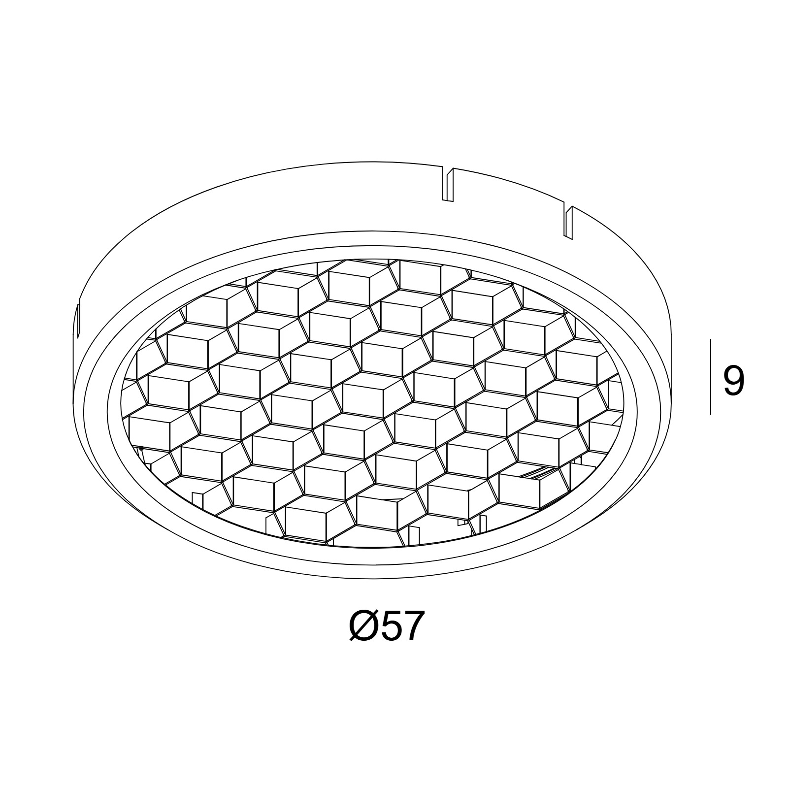 ENTERO M HONEYCOMB DOUBLE USE B черный Delta Light аксессуар 2