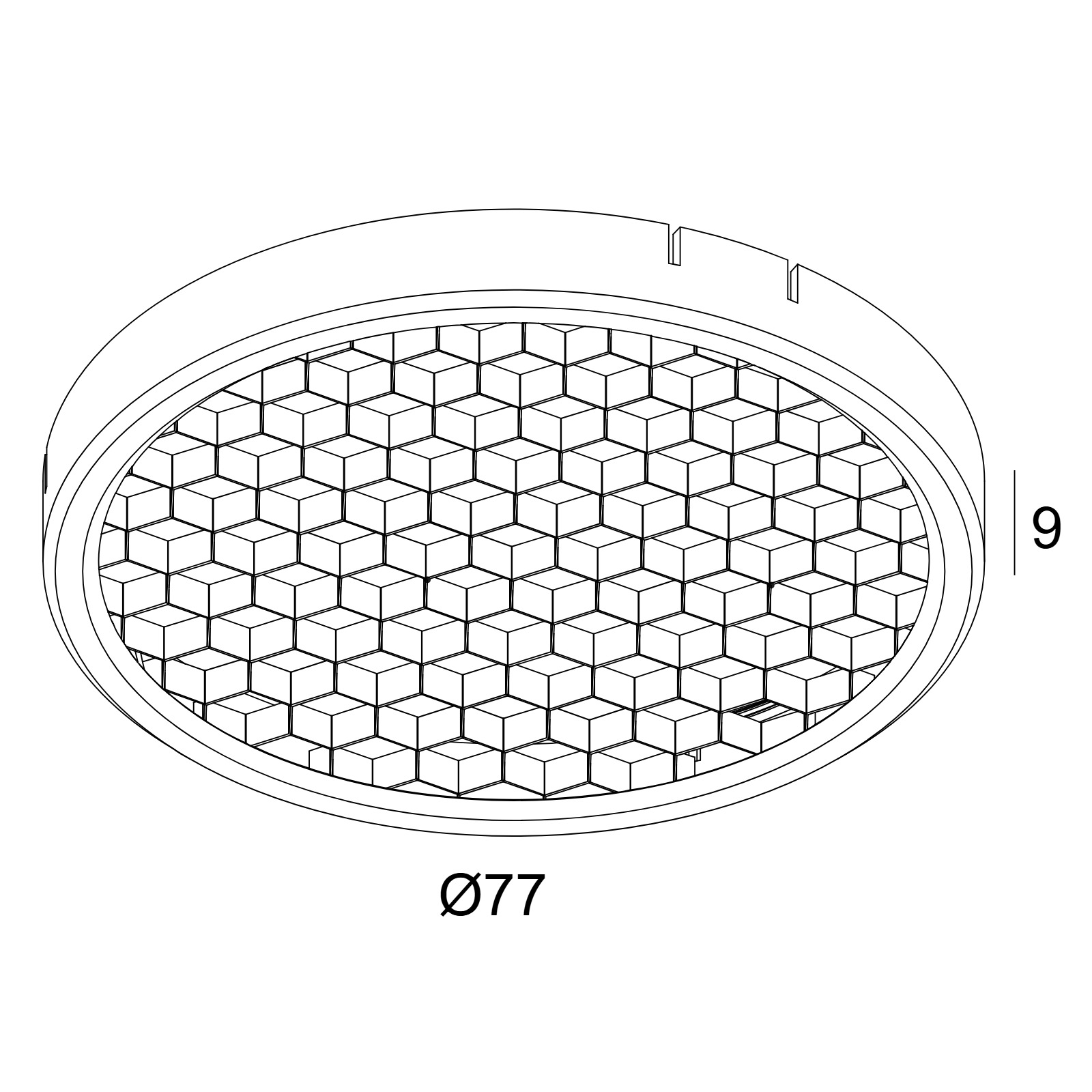 ENTERO L HONEYCOMB DOUBLE USE B черный Delta Light аксессуар 2