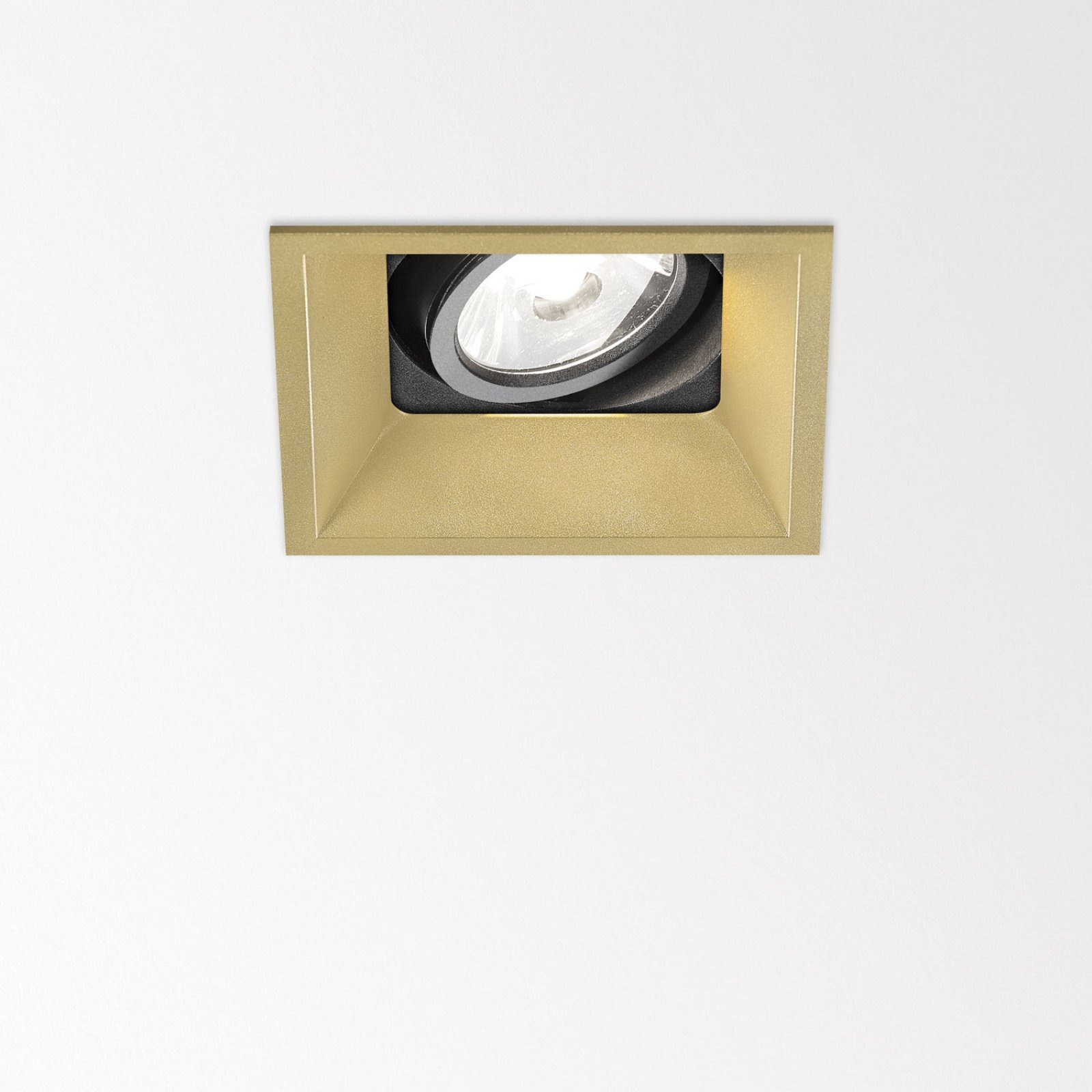 ENTERO SQ-M 92710 GC золото цветное Delta Light Встраиваемый поворотный потолочный светильник