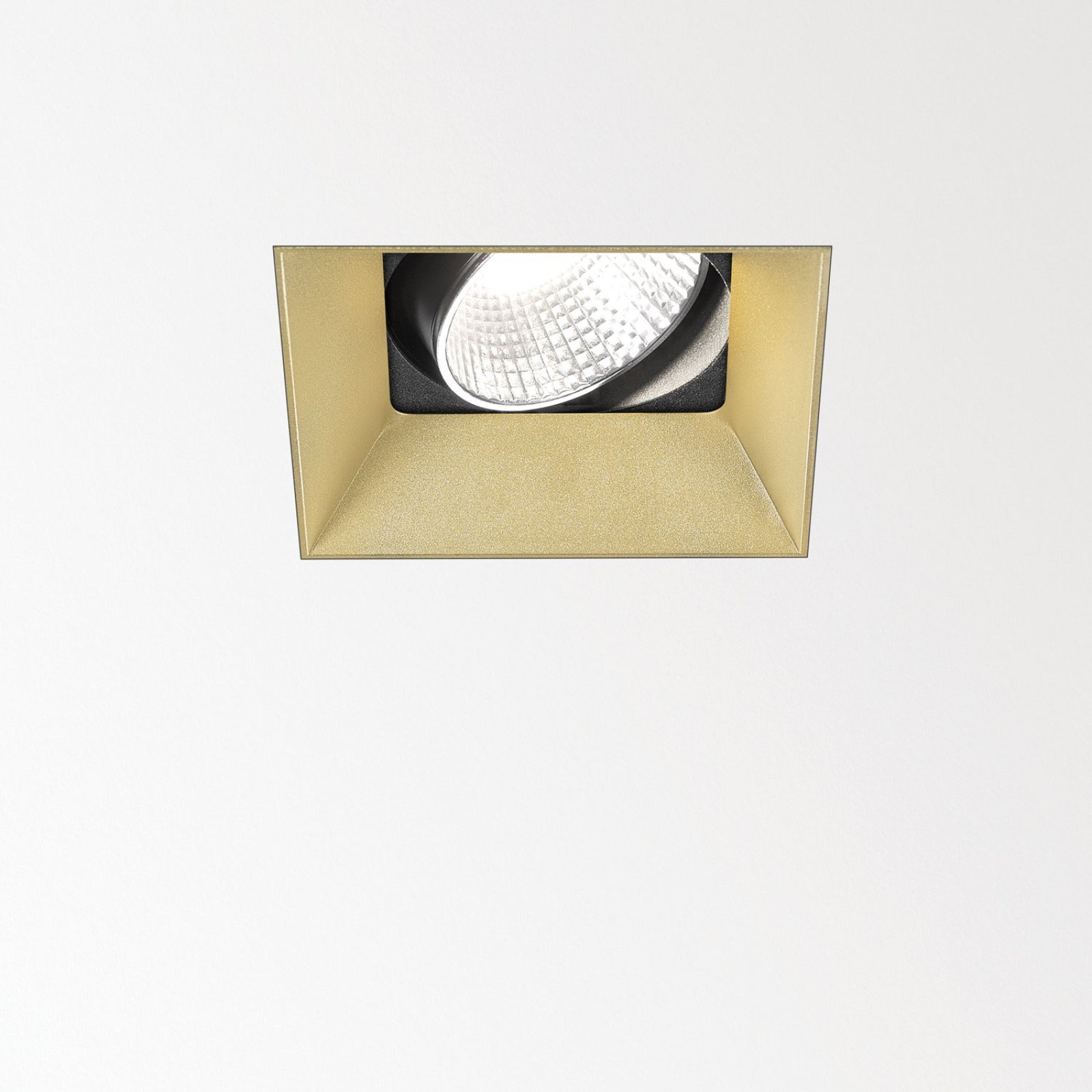 ENTERO SQ-M TRIMLESS SOFT 93018 GC золото цветное Delta Light Встраиваемый поворотный потолочный светильник