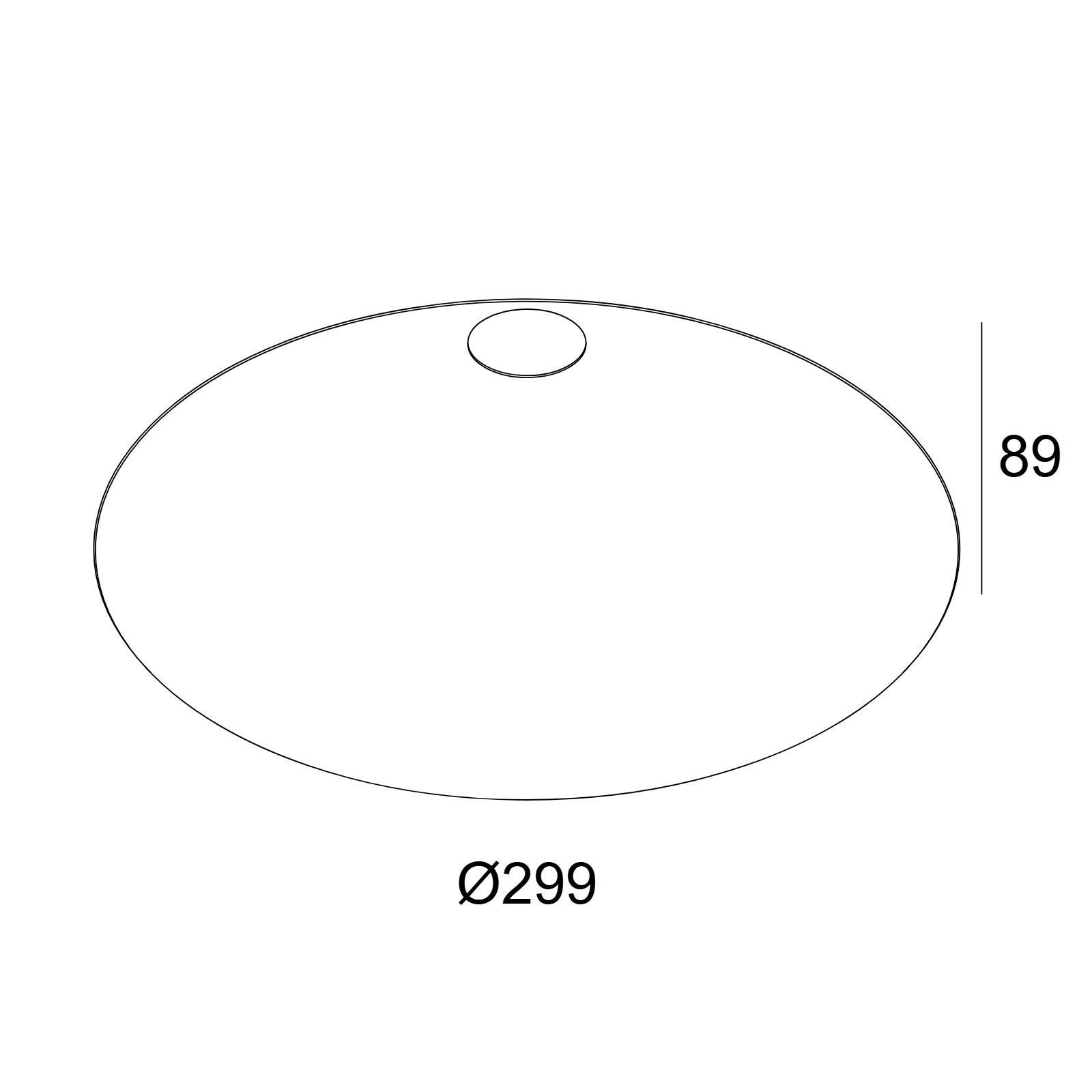 CUPPA SHADE 300 B черный Delta Light ICP 2