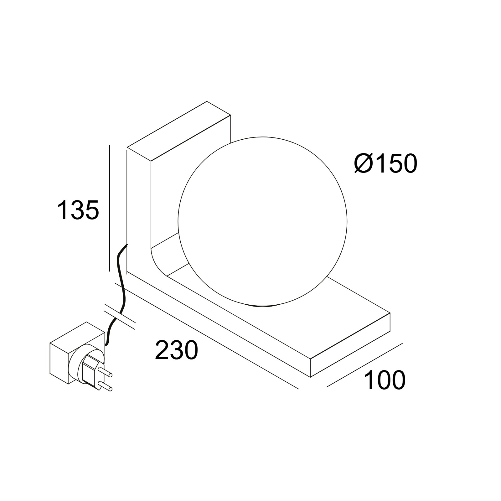 OONO T 930 GM золотой мрамор Delta Light настольная лампа 2