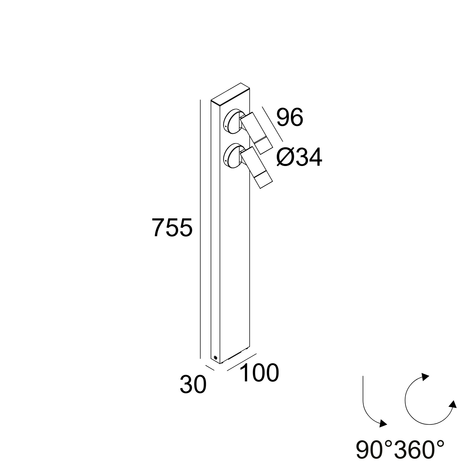 SPIX P70-2 93010 N Delta Light уличный светильник 2