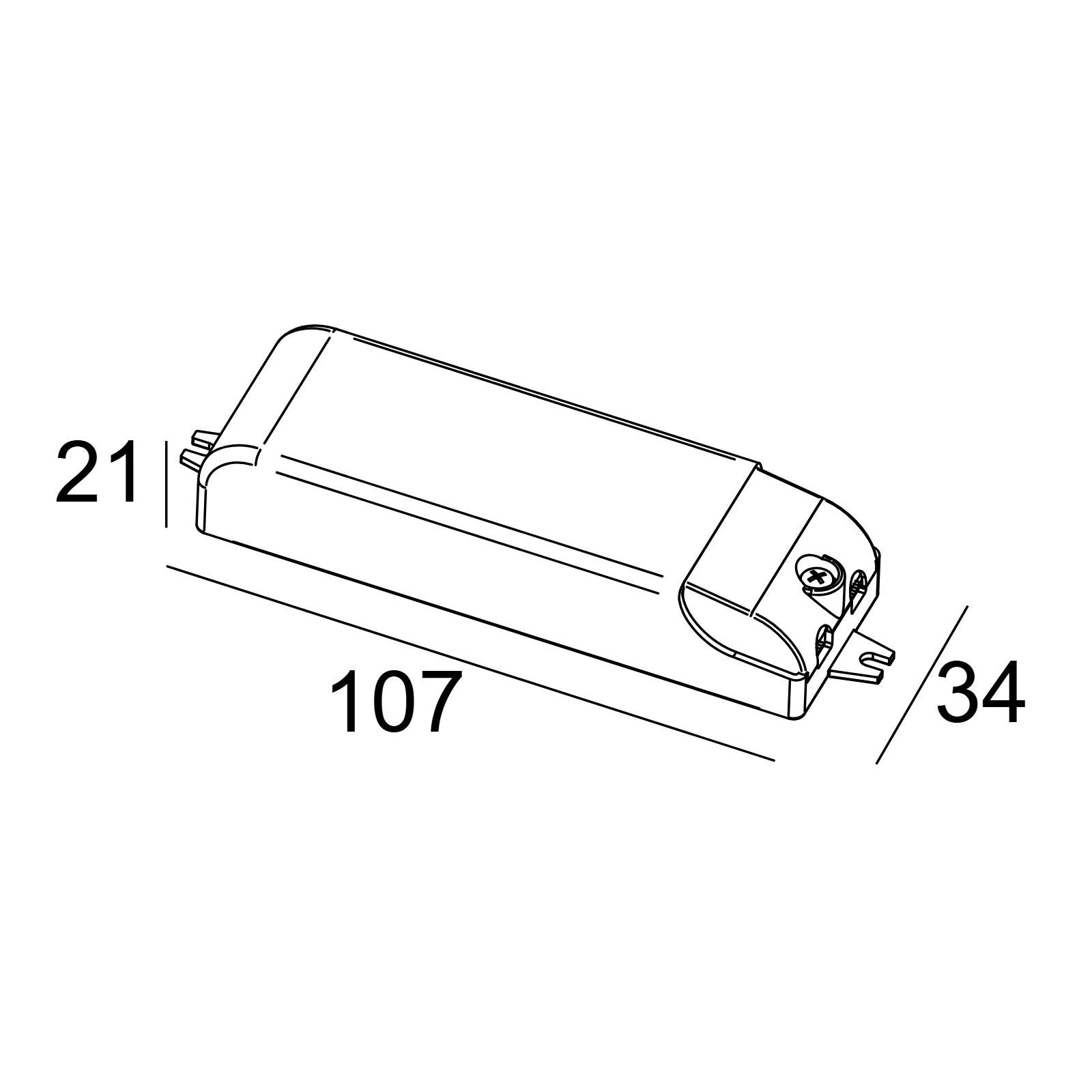 LED TRANSFO 12V / 1-70W Delta Light LT 2