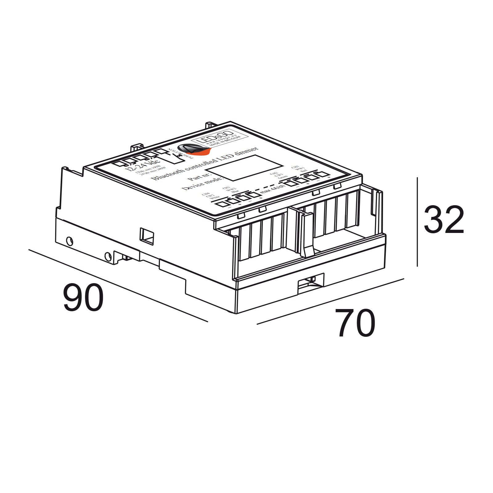 WIRELESS CONTROL 2 CHANNEL TUNABLE WHITE Delta Light LT 2