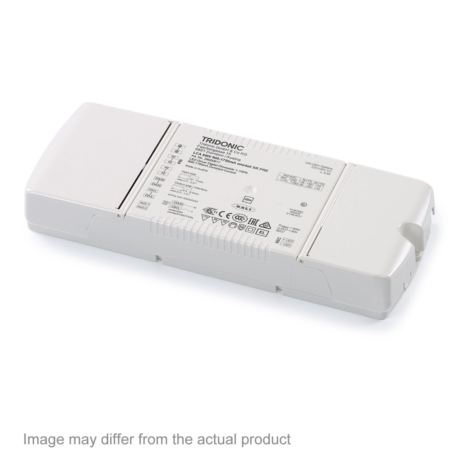 Блоки питания LED ACCESSOIRE/OPTION Delta Light LED POWER SUPPLY 1200mA-DC / 60W DIM5