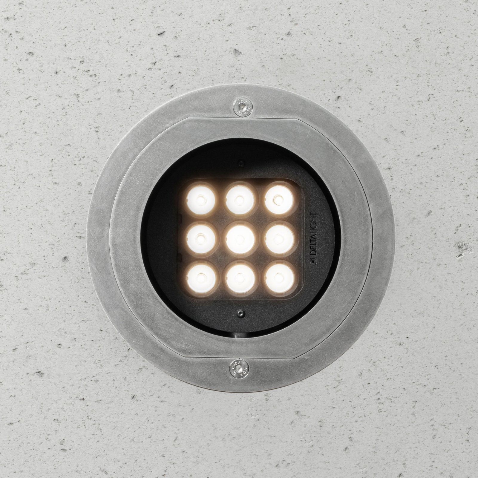 LOGIC 190 R OK 92714 INOX нерж. сталь Delta Light грунтовый светильник 6