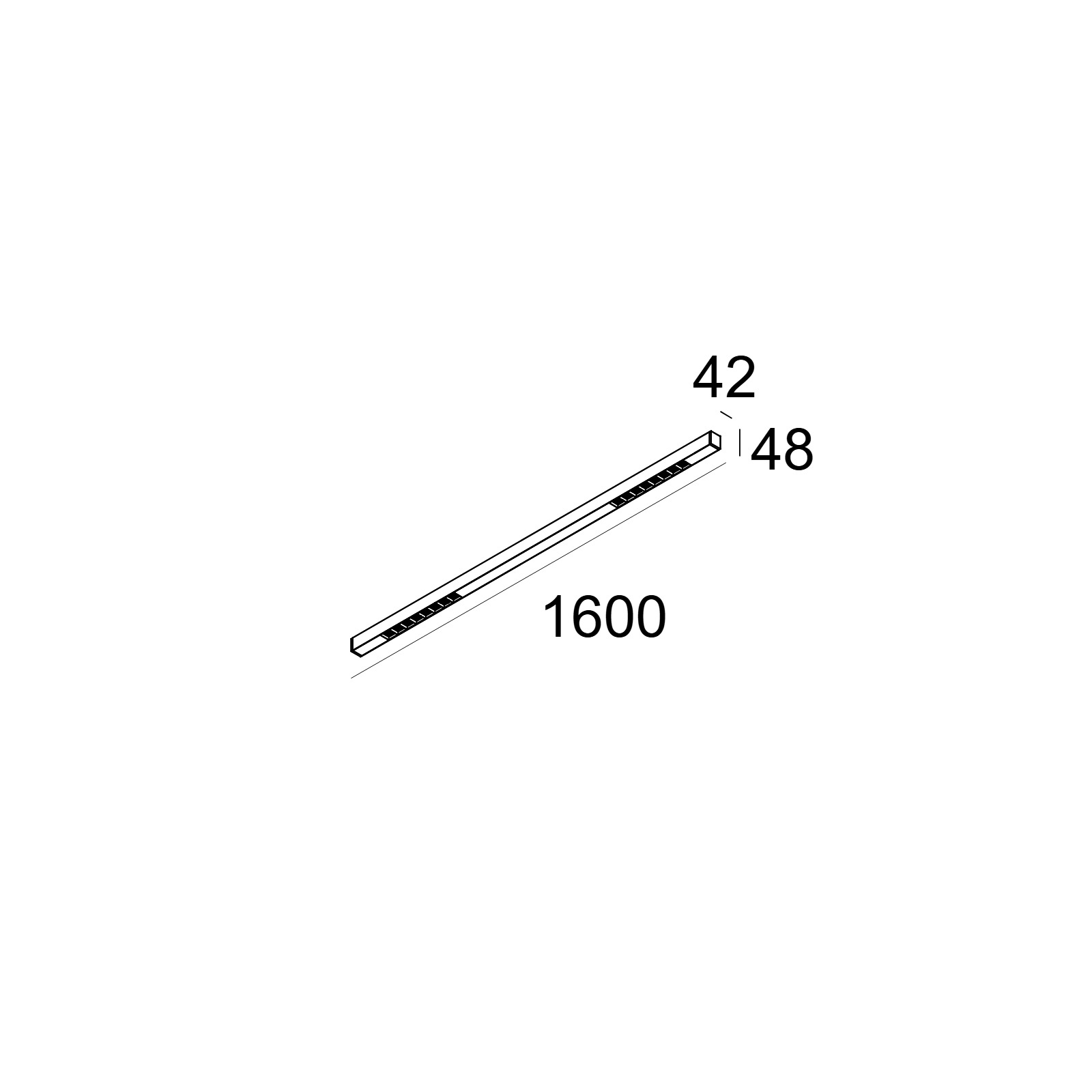 Технический подвесной светильник INFORM 40 SQ Delta Light 30711 XXX5 2