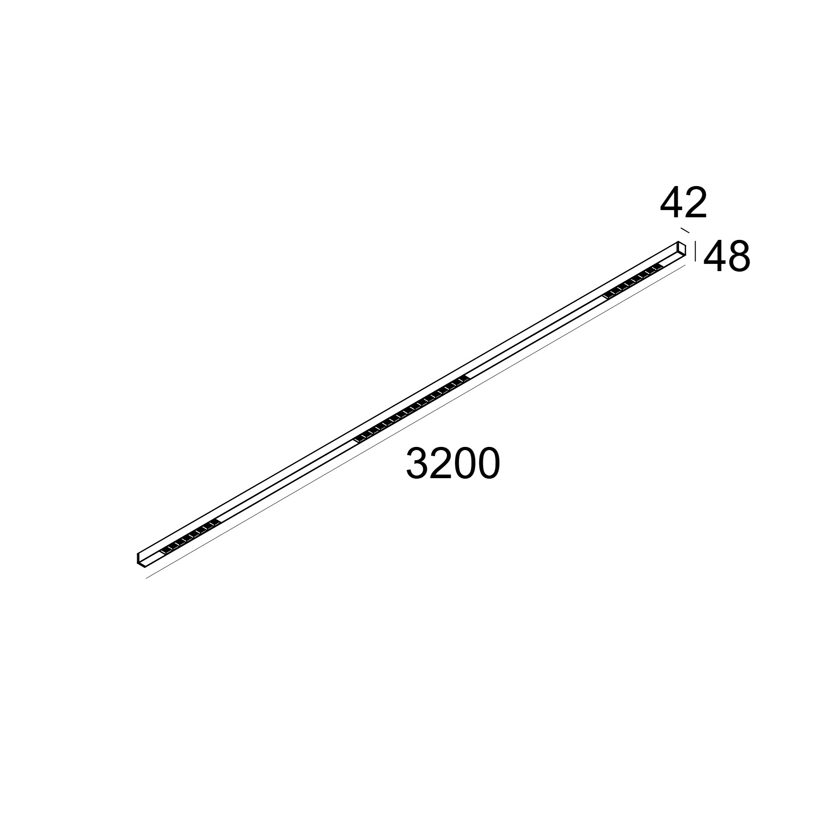 Технический подвесной светильник INFORM 40 SQ Delta Light 30716 XXX5 2