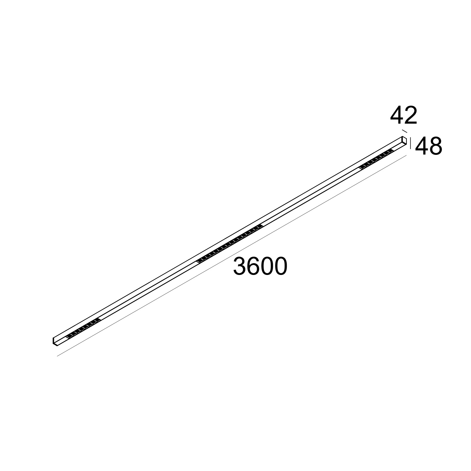 Технический подвесной светильник INFORM 40 SQ Delta Light 30719 XXX5 2