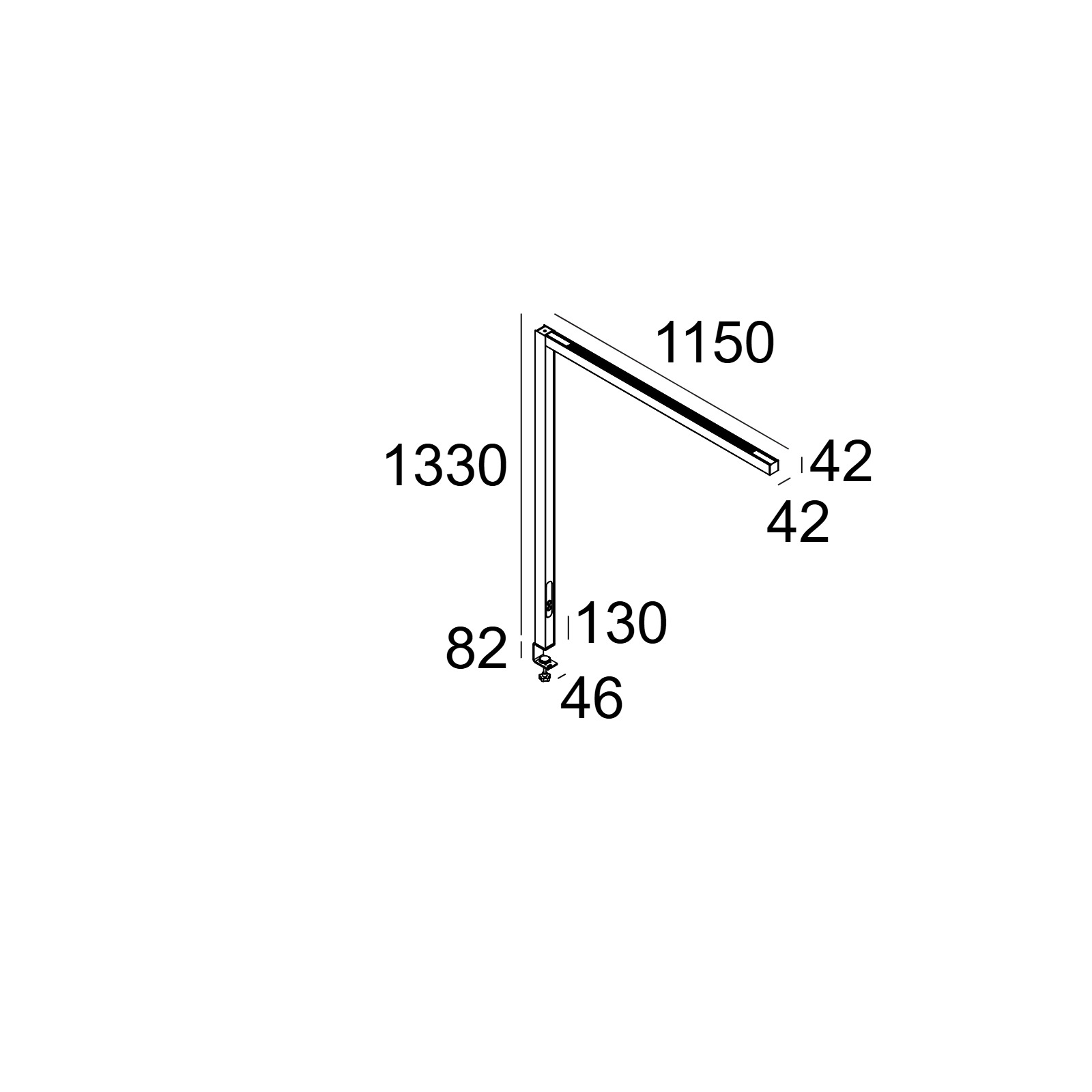 Настольная лампа INFORM 40 SQ T1 PDS (Presence and Daylight Sensor) Delta Light 100105 XXX0 2
