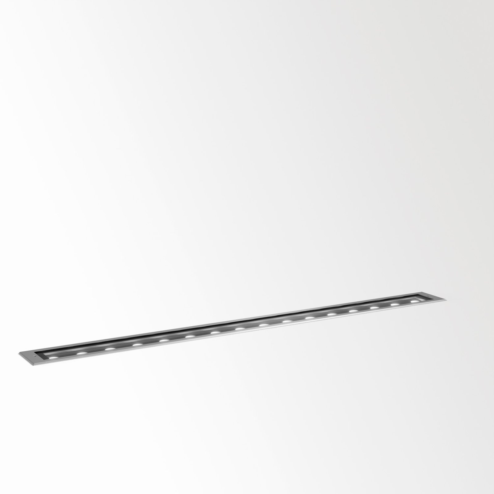 LOGIC LINEAR 880 WALLGRAZER 927 INOX нерж. сталь Delta Light линейный грунтовый светильник