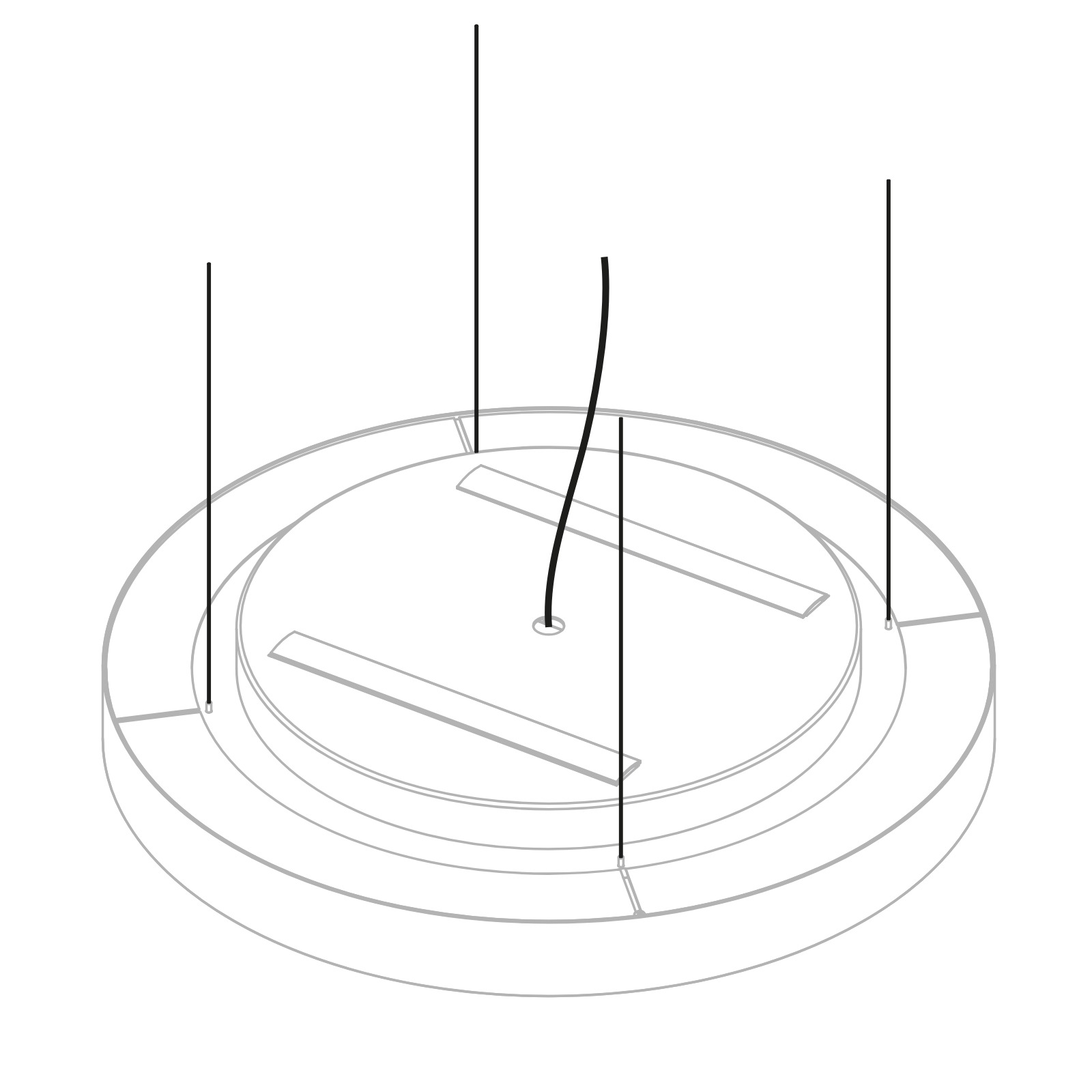 SUSPENSION SET 25 3m Delta Light ICP