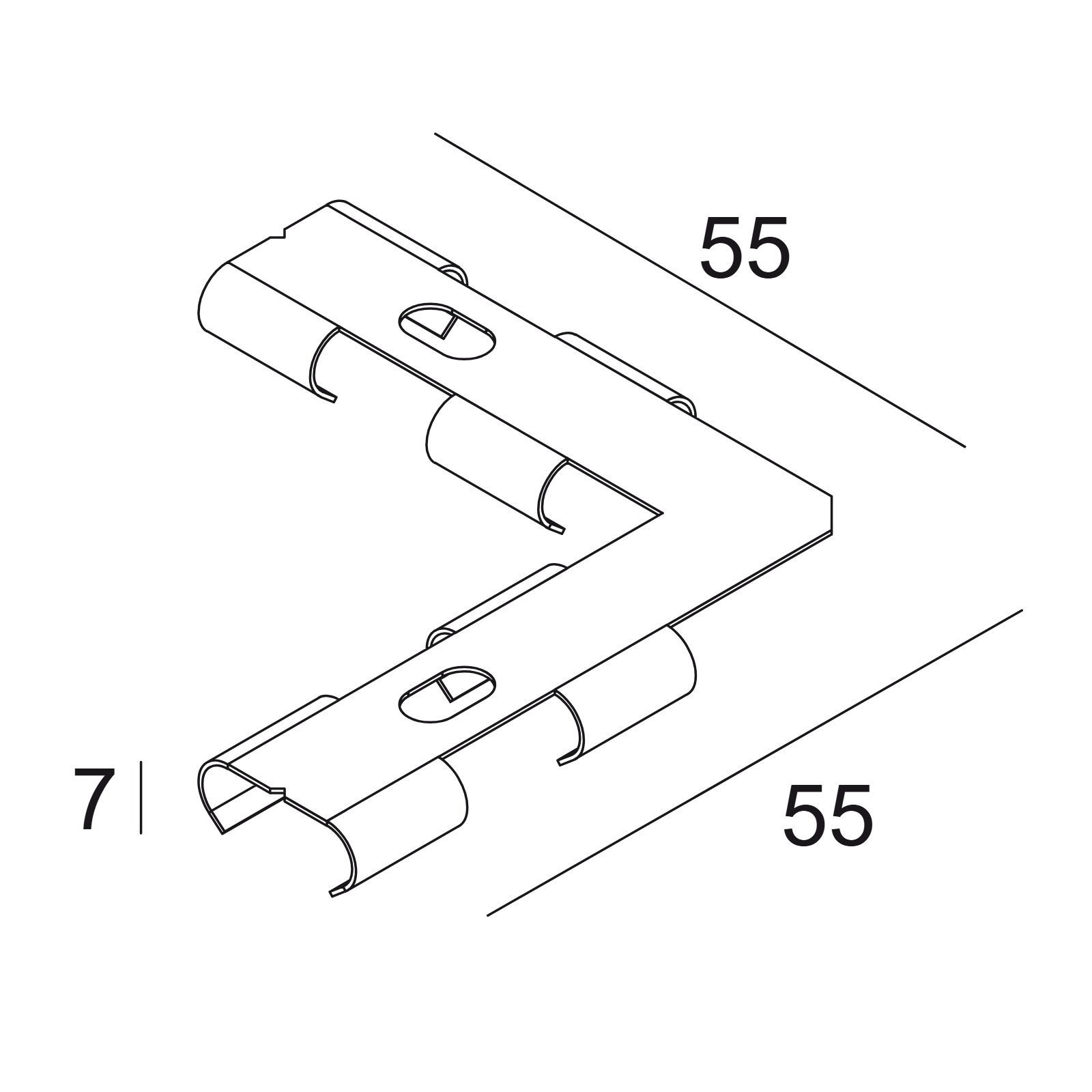 FTL35 - CORNER 90° Delta Light ILP