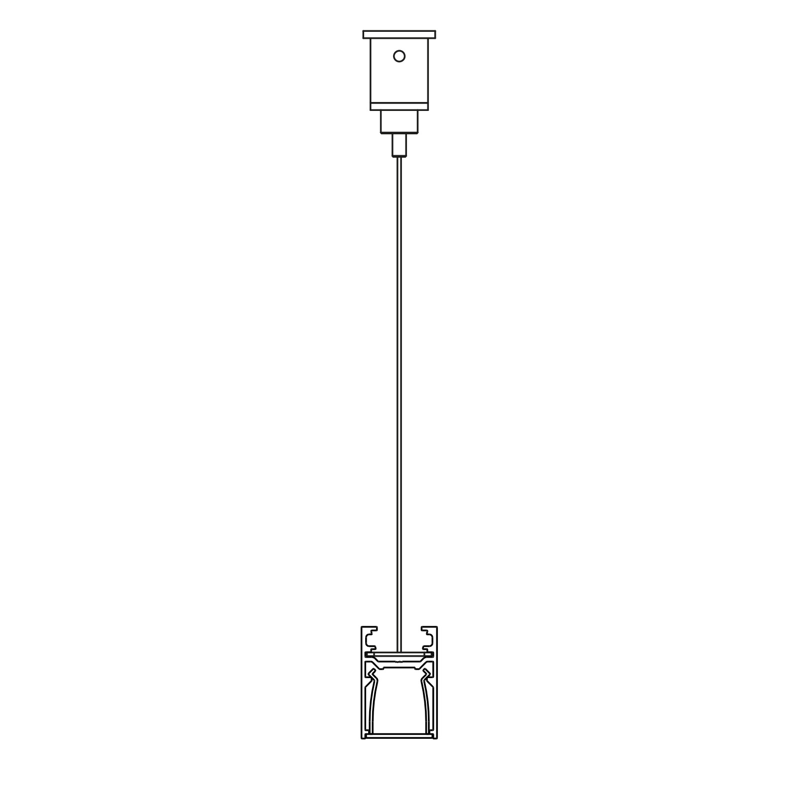 FTL35 - CABLE SUSPENSION SINGLE 1,6m Delta Light ILP