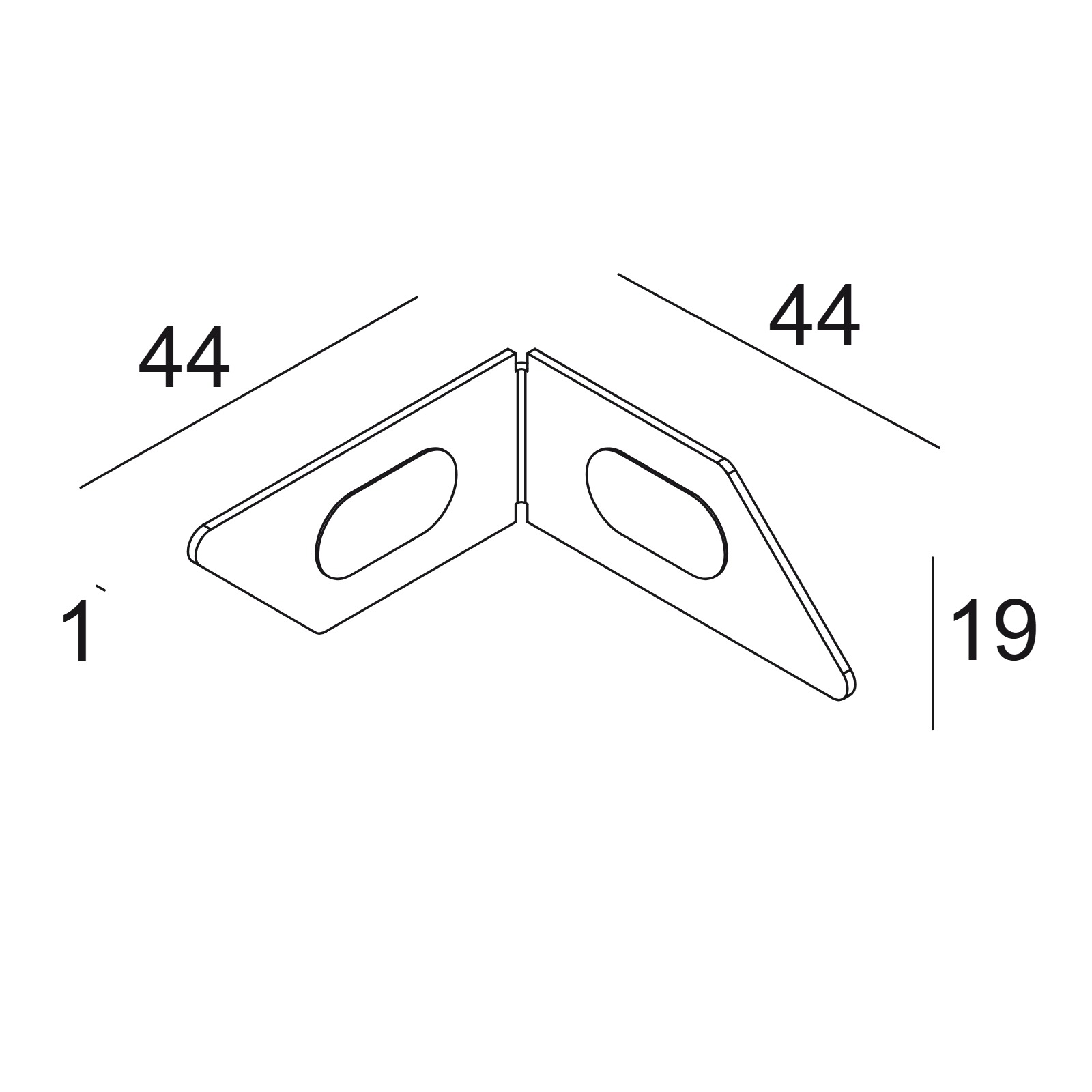 FTL35 TR - CORNER 90° Delta Light ILP