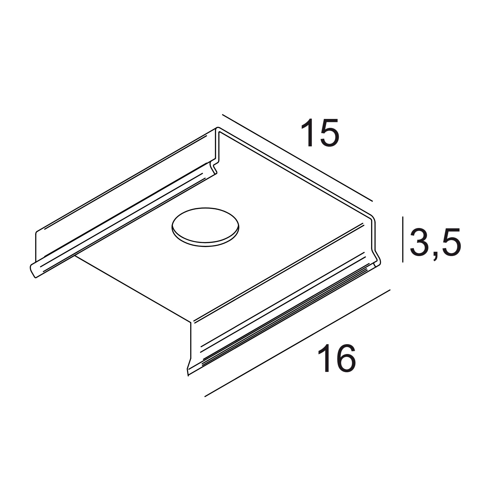 SHL 18 - MOUNTING CLIP SET Delta Light ILP 2