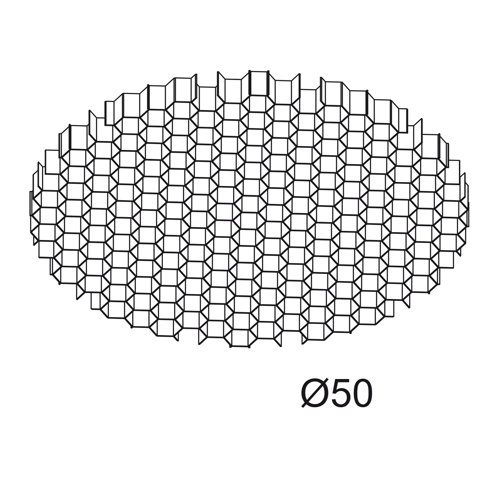 HONEYCOMB 50 светофильтр Delta Light 2