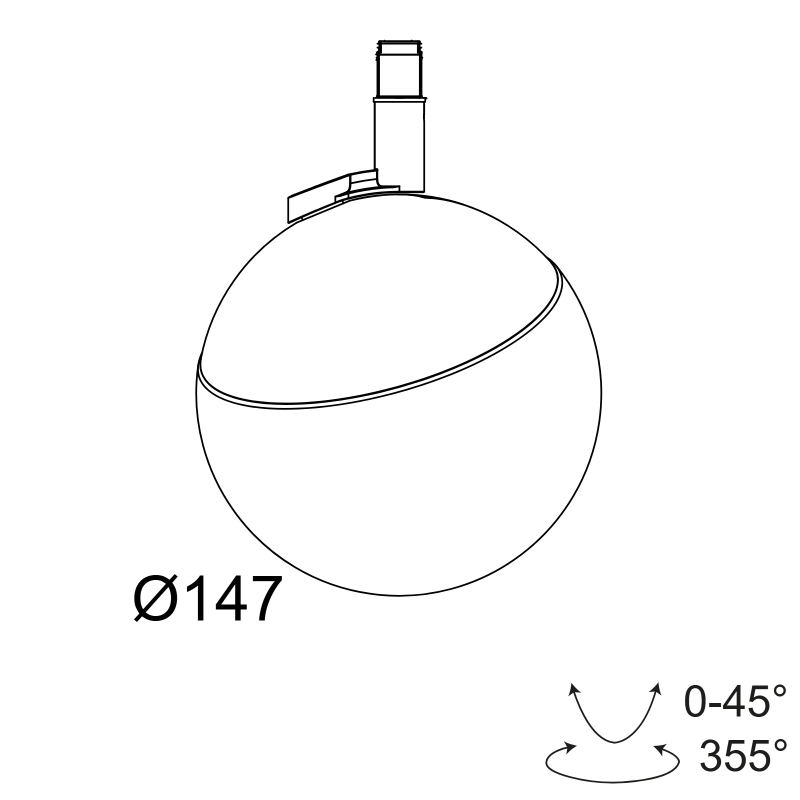 M20/M26 - TWEETER BL Модуль магнитного профиля Delta Light 2