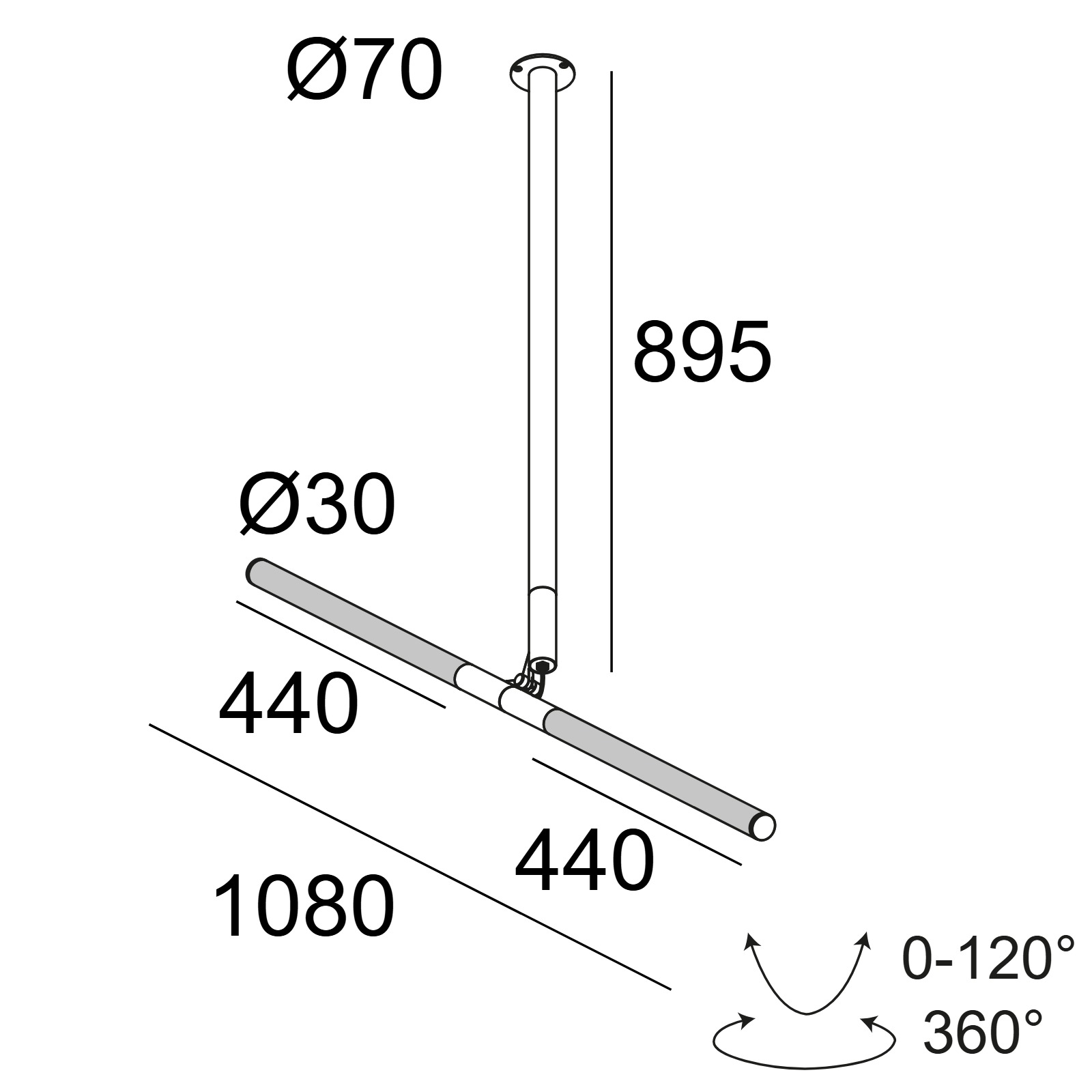 XY180 S82 DIM накладной потолочный светильник Delta Light 2