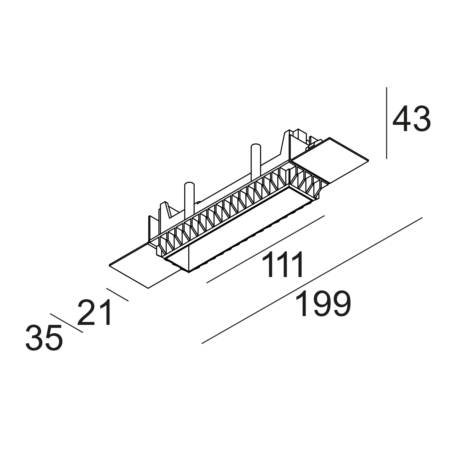 MOUNTING KIT DOT.COM M4 TRIMLESS Delta Light ICR