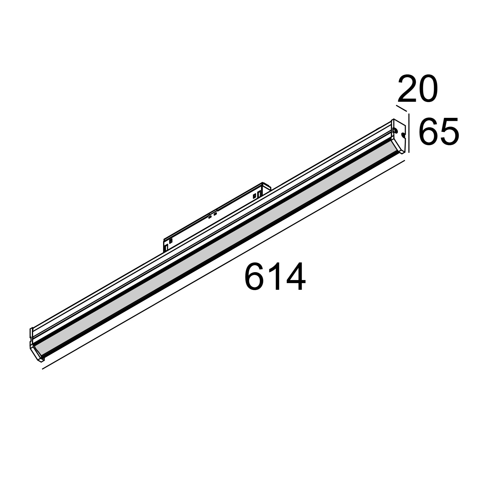 M20/M26 - DOT.COM WALLWASH 06 ПОТОЛОК ВСТРОЕННЫЙ / ПОТОЛОК НАКЛАДНОЙ Delta Light 2